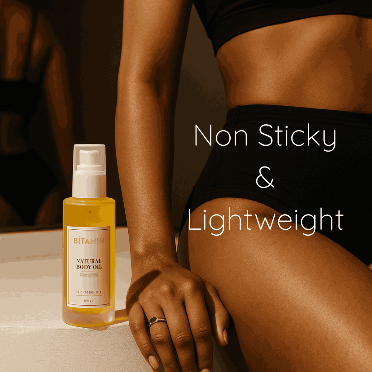 Natural Body Oil - Coconut Vanilla - 100 ML – Body Oil by Bitamin available on Brown Living™. . SKU: BodyoilC. Img 2.