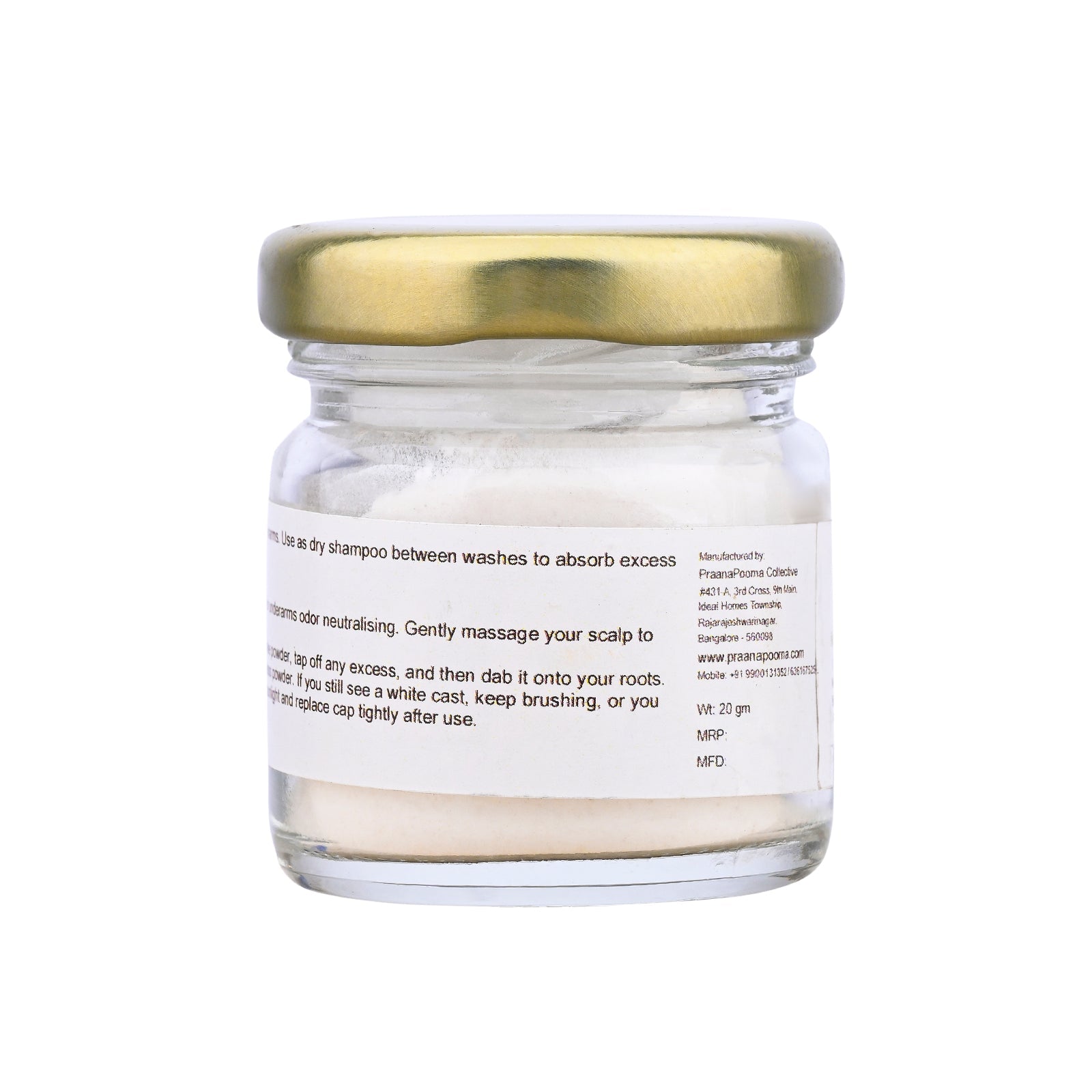 Natural Deo Dry Shampoo – Hair Shampoo Powder on Brown Living™. SKU: ARH_24. Img 3.