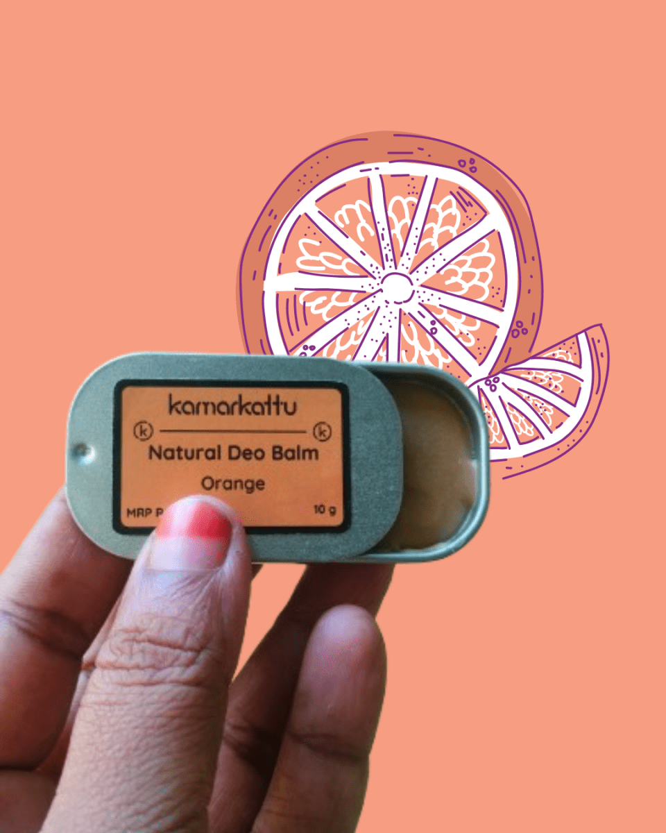 Natural Deodorant – Long - Lasting & Chemical - Free – Deodorant by Kamarkattu Ecostore available on Brown Living™. Orange 10 G. SKU: odeo10g. Img 6.