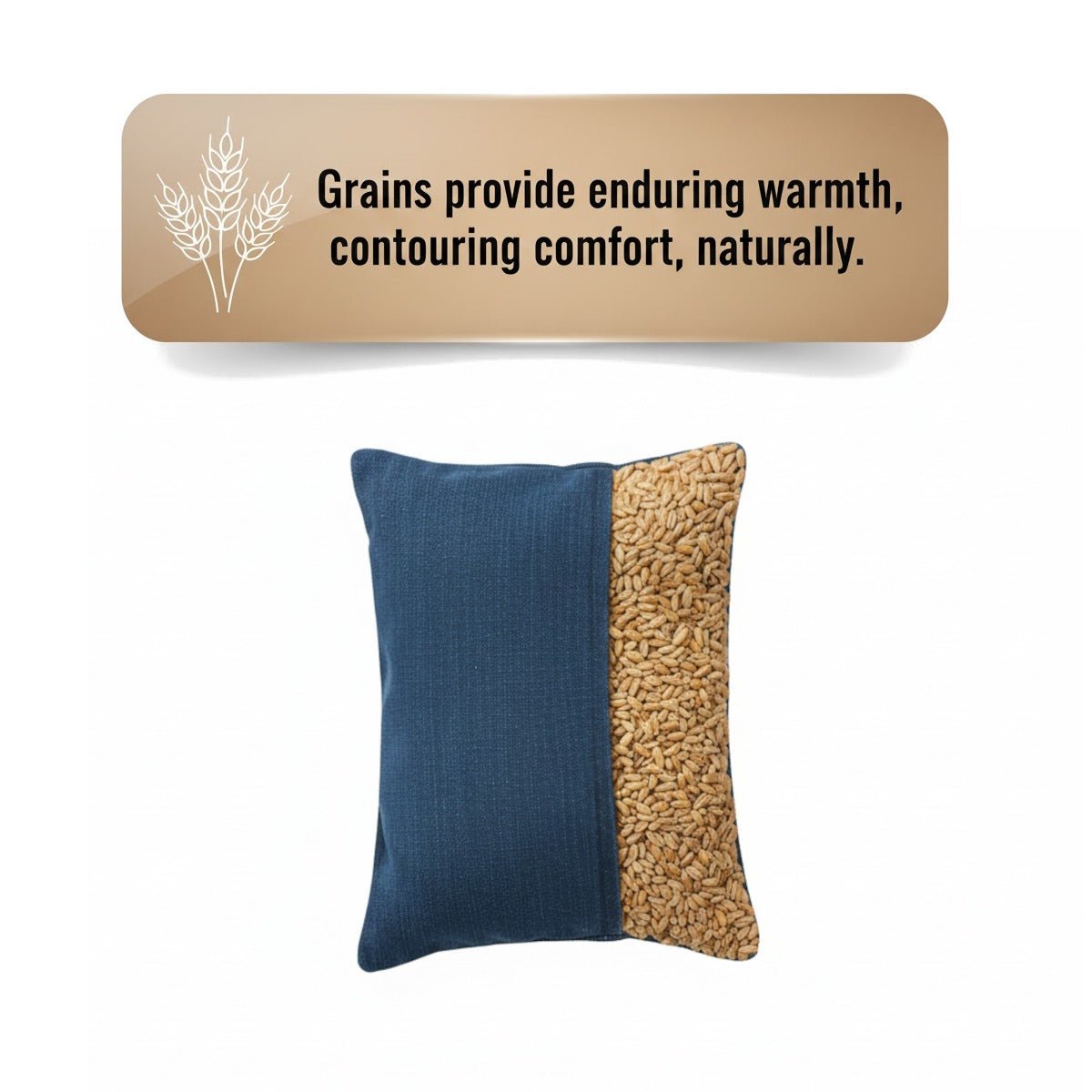 Natural Heating Bag – Reusable Hot Pack for Pain Relief & Comfort – Medical Care on Brown Living™. SKU: odebo-018. Img 8.