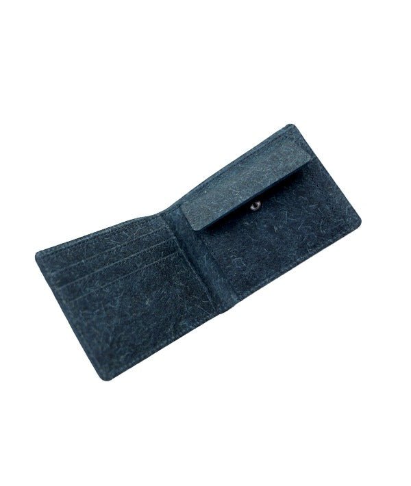 Natural Mens Wallet | Made of Coconut Leather – Mens Wallet on Brown Living™. SKU: ZK8SDW-685. Img 4.