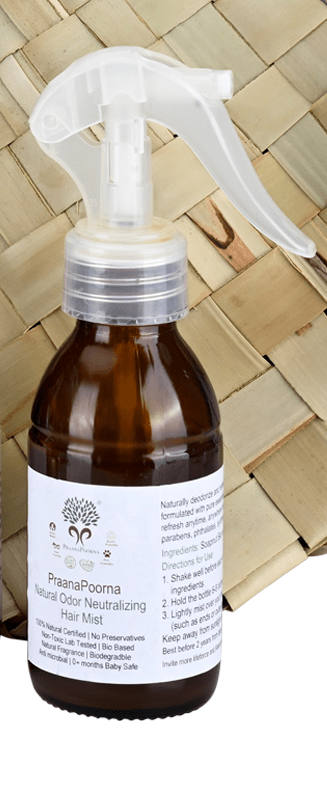Natural Odor Neutralizing Hair Mist – Hair Mist on Brown Living™. SKU: ARH_25. Img 1.