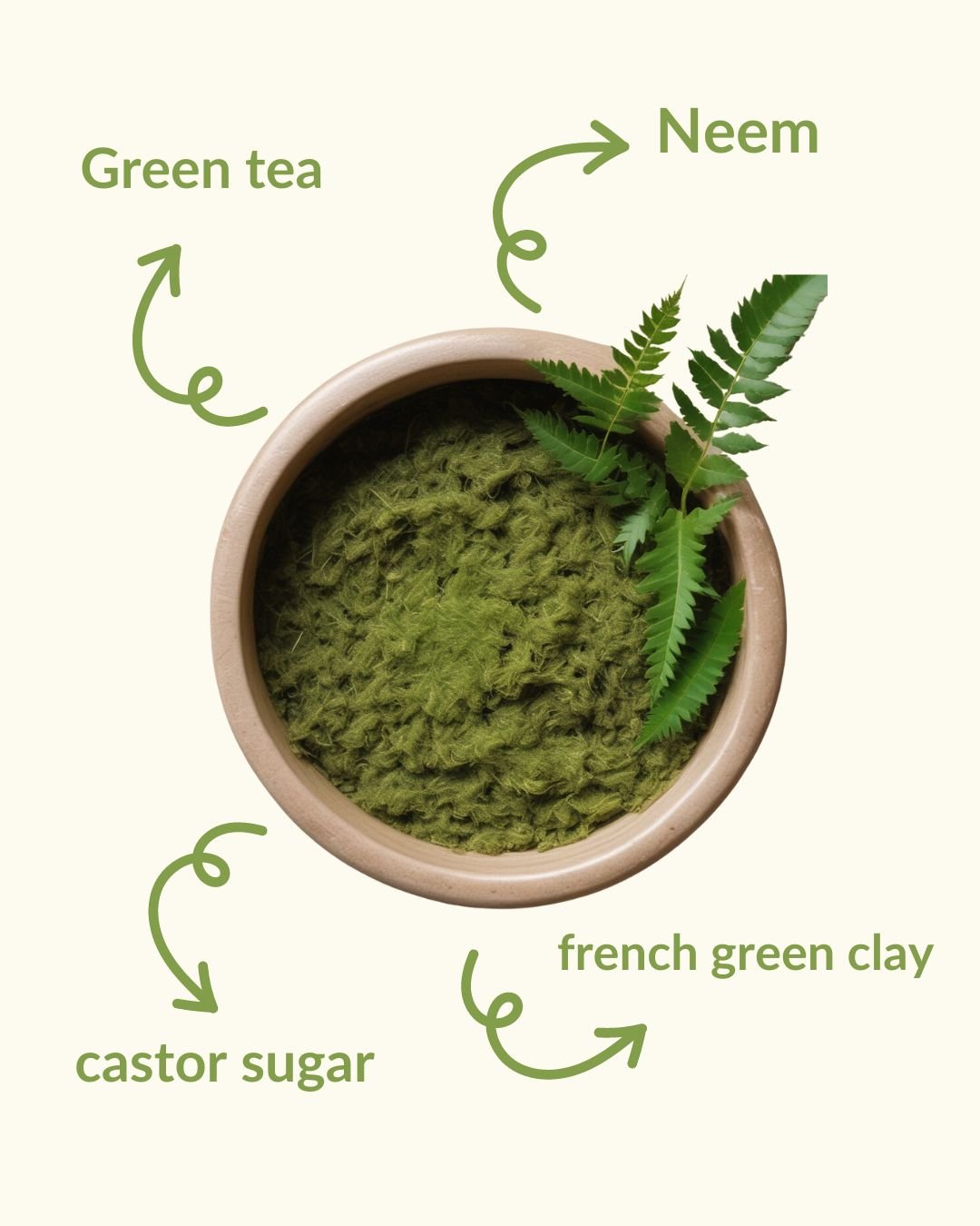 Nature's Nectar - Green Tea & Neem Face and Body Scrub | Verified Sustainable by Brown Living™