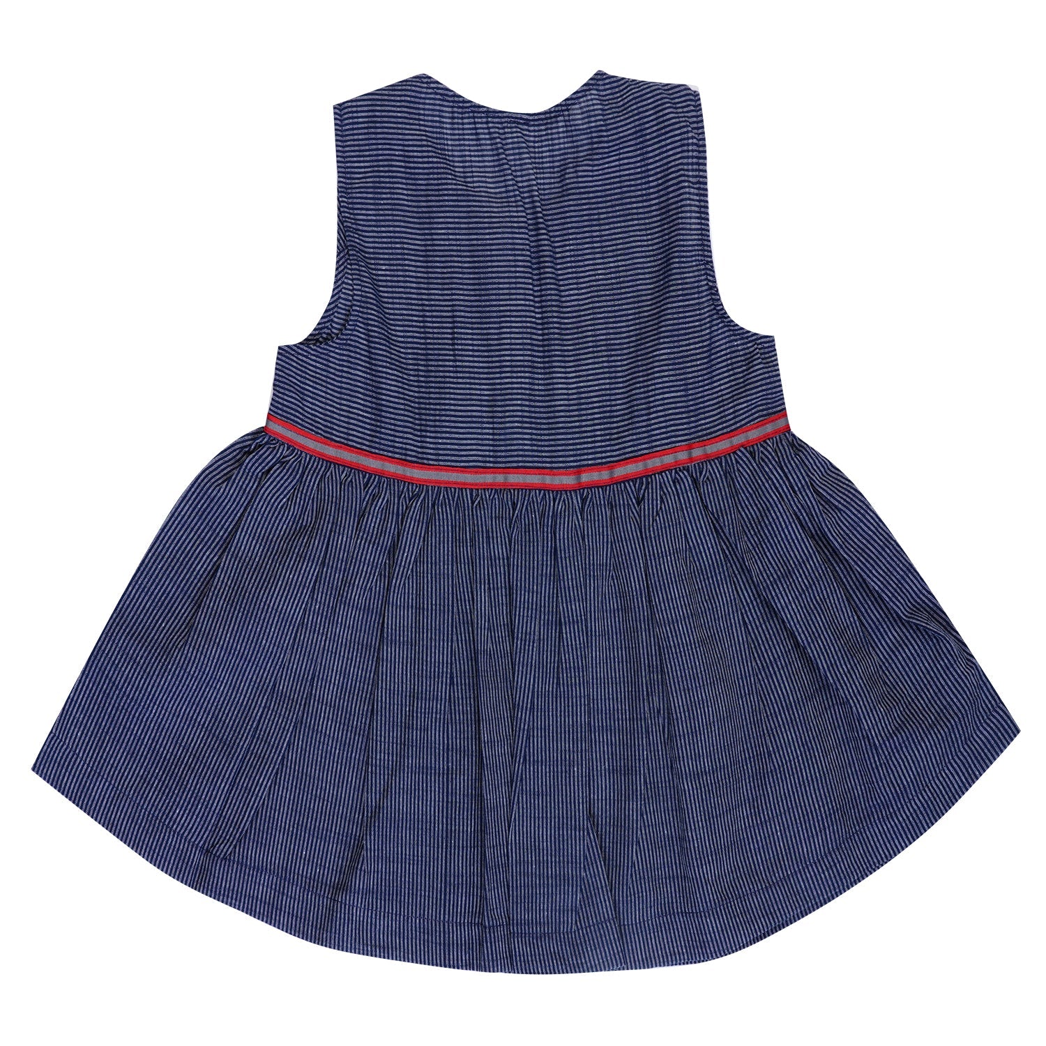 Navy Lace - Up Dress & Shorts Set Regular Fit for Girls – Kids Daywear Sets on Brown Living™. SKU: PG165_1. Img 4.