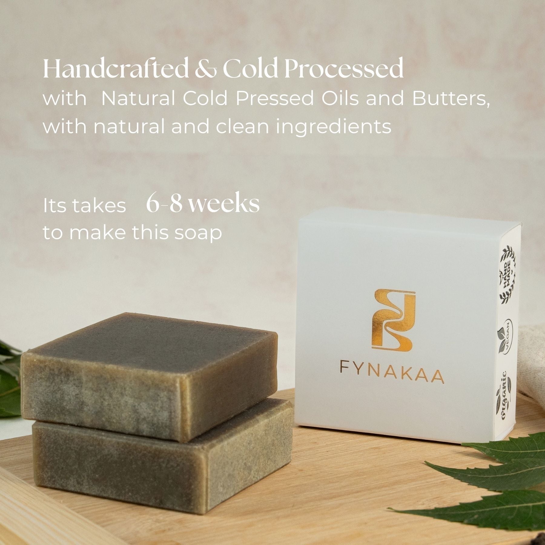 Neem & Eucalyptus Handcrafted Cold Processed Soap – Body Soap on Brown Living™. SKU: NNE1010X. Img 3.