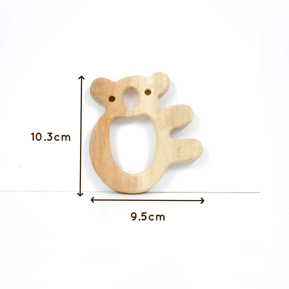 Neem Teether Toys – Rabbit, Hedgehog & Koala for Babies – Baby Teethers & Soothers on Brown Living™. SKU: rabbithedgehogkola. Img 5.