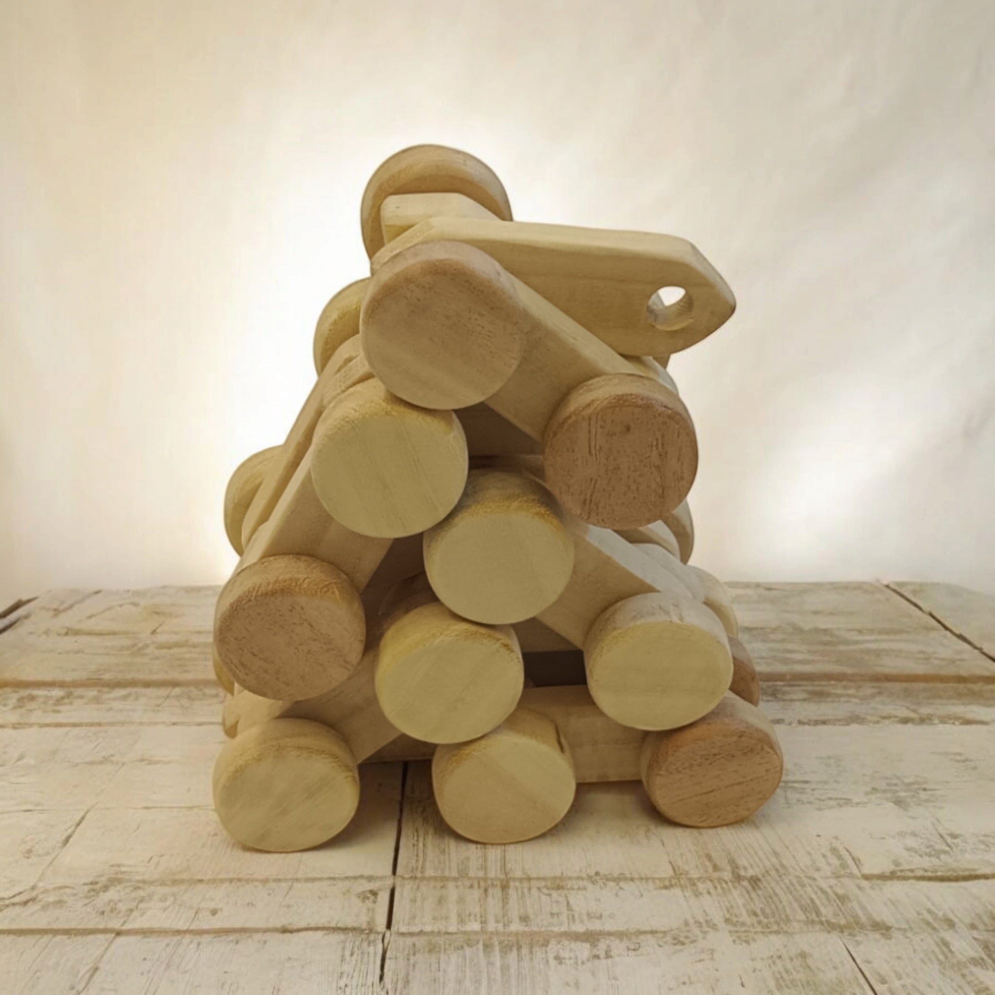 Neem Wooden Chain Car Toy For Toddlers – Toy Trains & Vehicles on Brown Living™. SKU: W_ChainCar. Img 5.