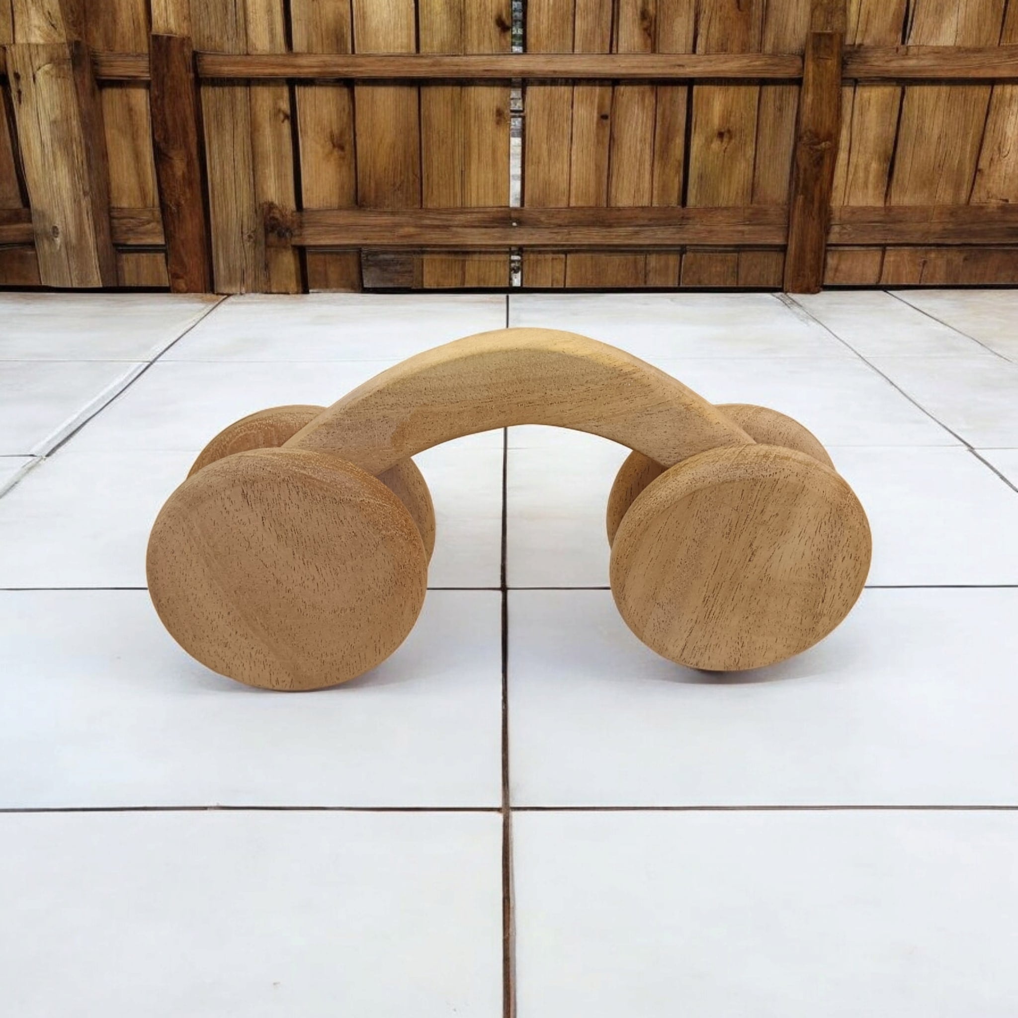 Neem Wooden Jumping Car Toy For Toddlers – Toy Trains & Vehicles on Brown Living™. SKU: W_JCar. Img 1.