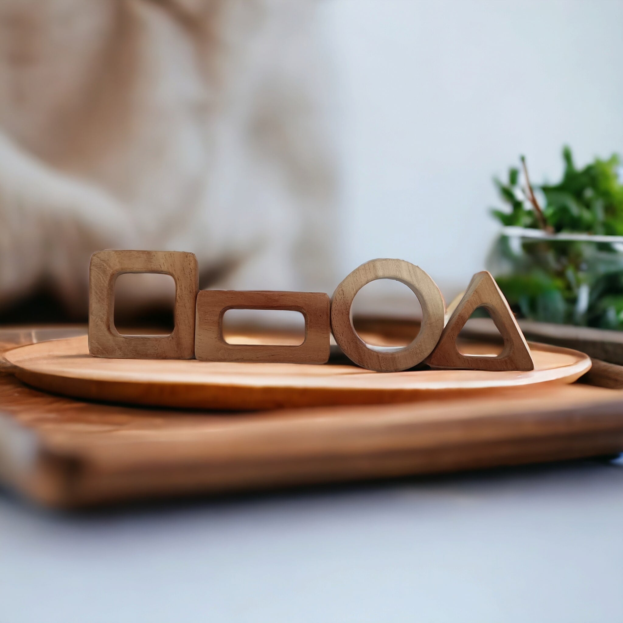 Neem Wooden Math Teethers For Babies Of Age 0 To 3 Years – Baby Teethers & Soothers on Brown Living™. SKU: T_MATHSET. Img 2.