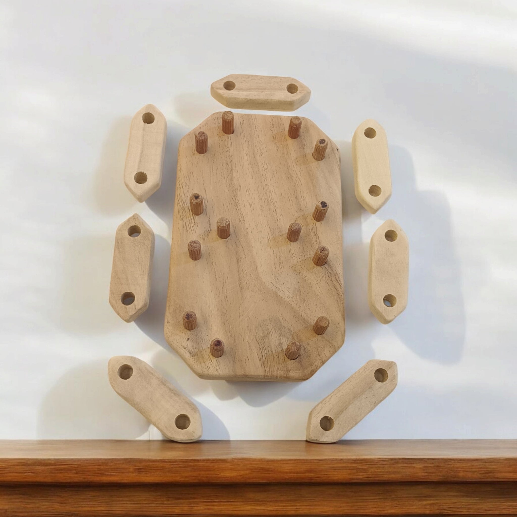 Neem Wooden Number Puzzle 0 To 9 For Babies – Wooden Toys on Brown Living™. SKU: PZL_NMBRPZL. Img 11.