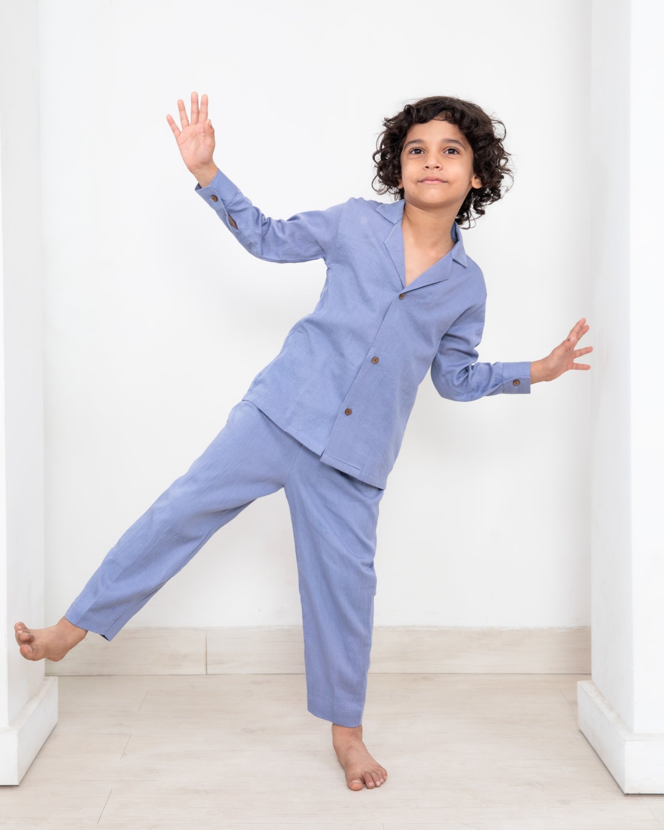 Neer Toyam Comfort Set Sleepwear For Boys Soft Kids Nightwear – Kids Daywear Sets on Brown Living™. SKU: NTCB01001. Img 2.