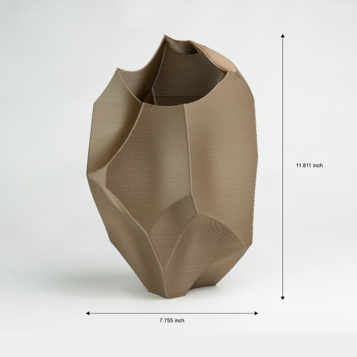 Neolithic Aid Plant - Based Exotic Bronze Vase – Home Decor on Brown Living™. SKU: NEAIEDPLEBA041. Img 4.