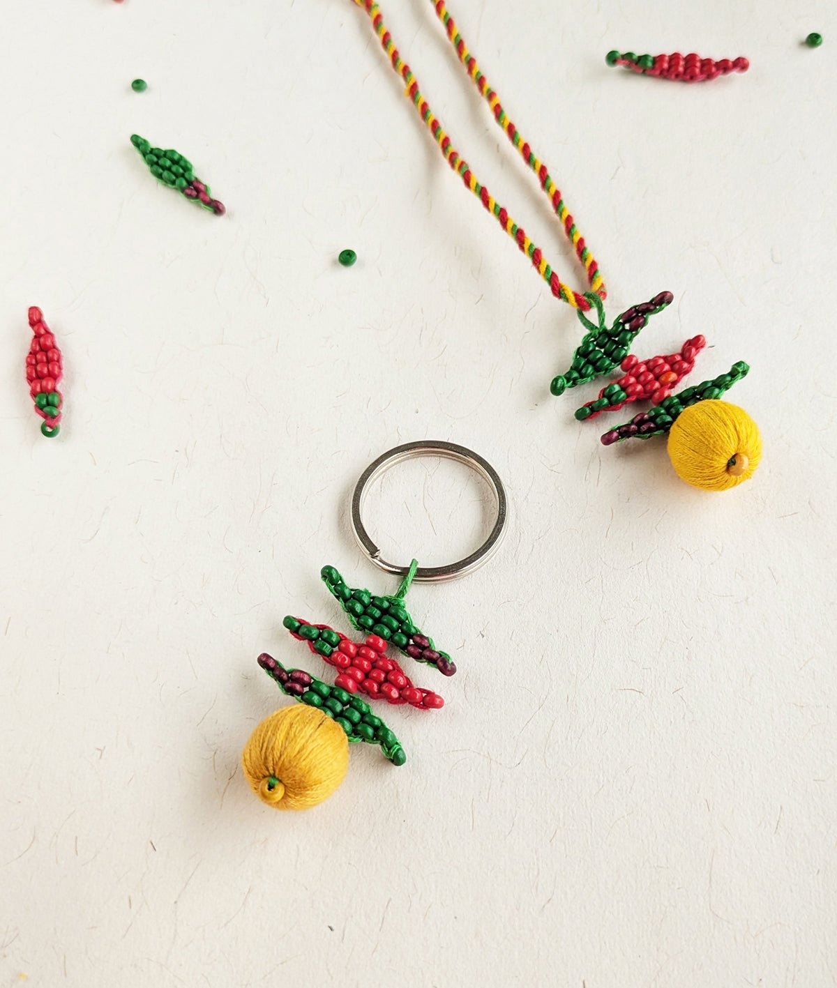 Nimbu Mirch Rakhi – Rakhi on Brown Living™. SKU: GUL-16. Img 3.