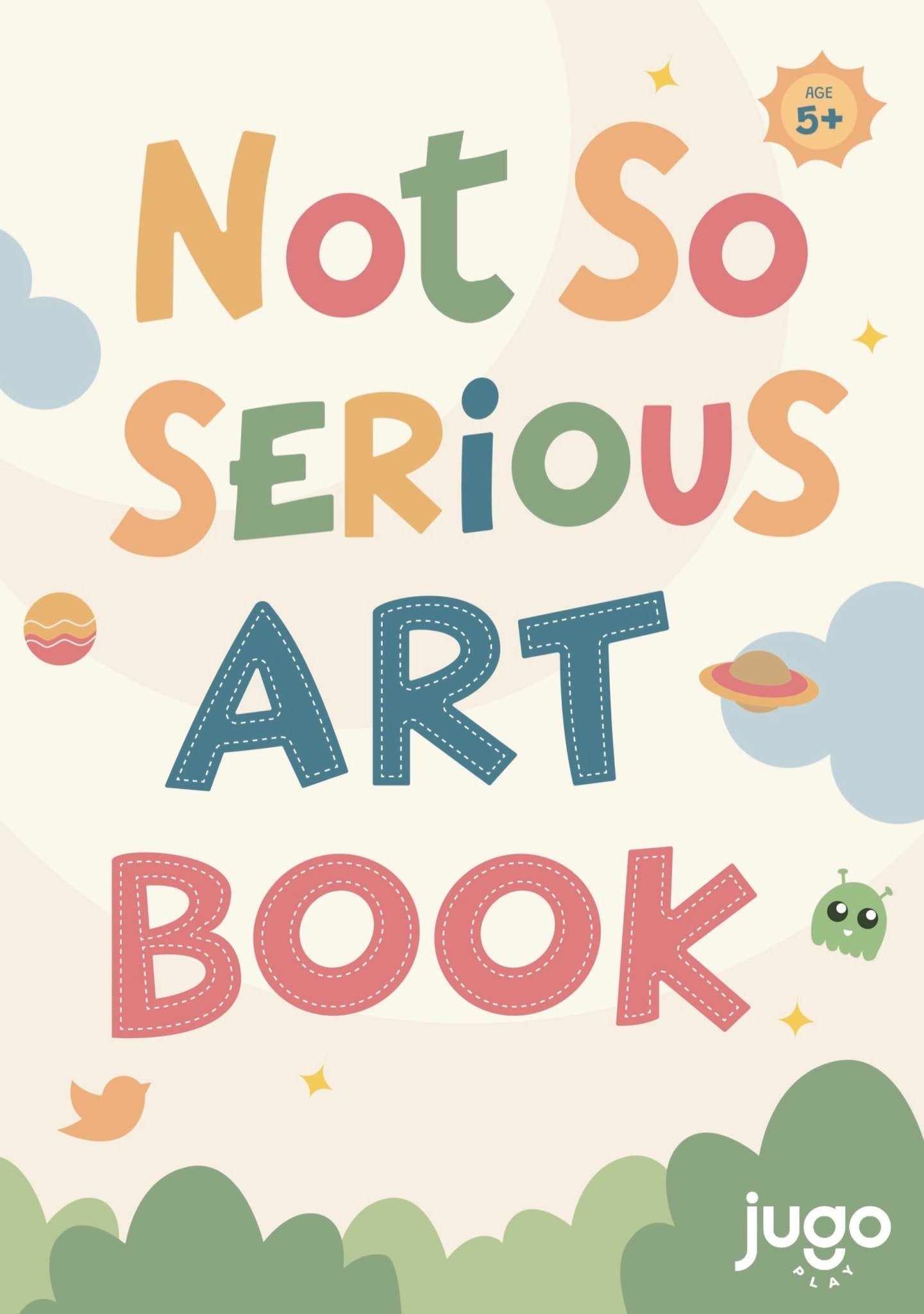 Not So Serious Art Book | Creative Sketch & Doodle Book – Art & Craft Supplies on Brown Living™. SKU: JP-21. Img 1.