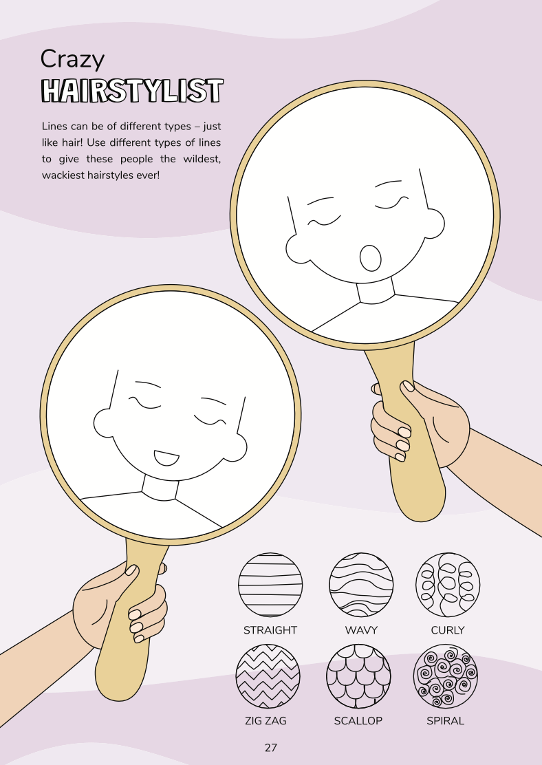 Not So Serious Art Book | Creative Sketch & Doodle Book – Art & Craft Supplies on Brown Living™. SKU: JP-21. Img 3.