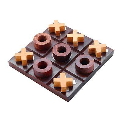 Noughts and Crosses Tic Tac Toe Solitaire 2 - in - 1 Travel Board Game – Learning & Educational Toys on Brown Living™. SKU: BLSC1011397. Img 3.