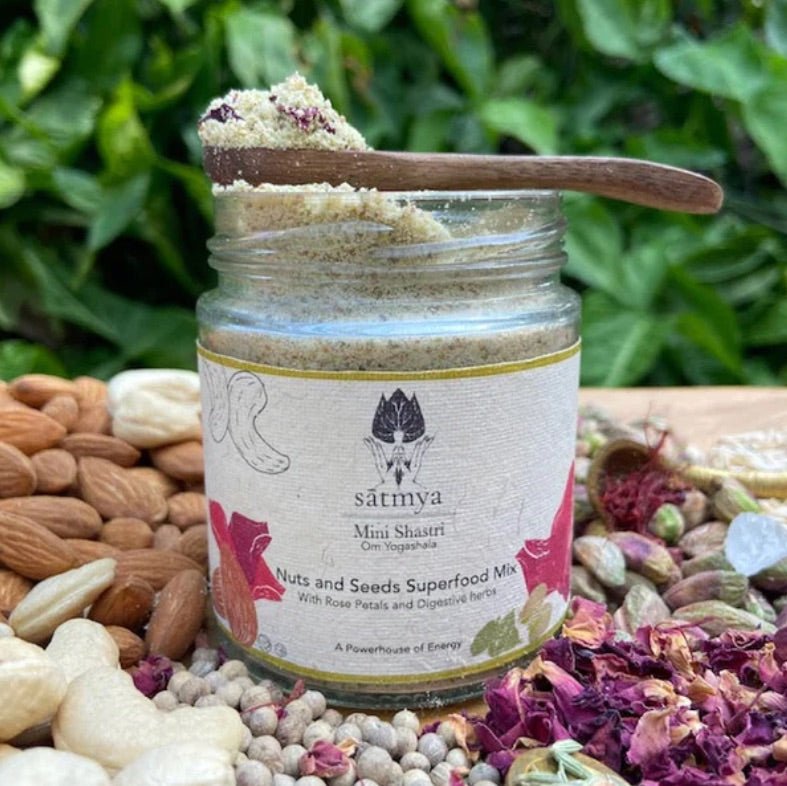 Nuts and Seeds Superfood Mix – Health & Energy Drinks on Brown Living™. SKU: nutsa_150gms999. Img 3.