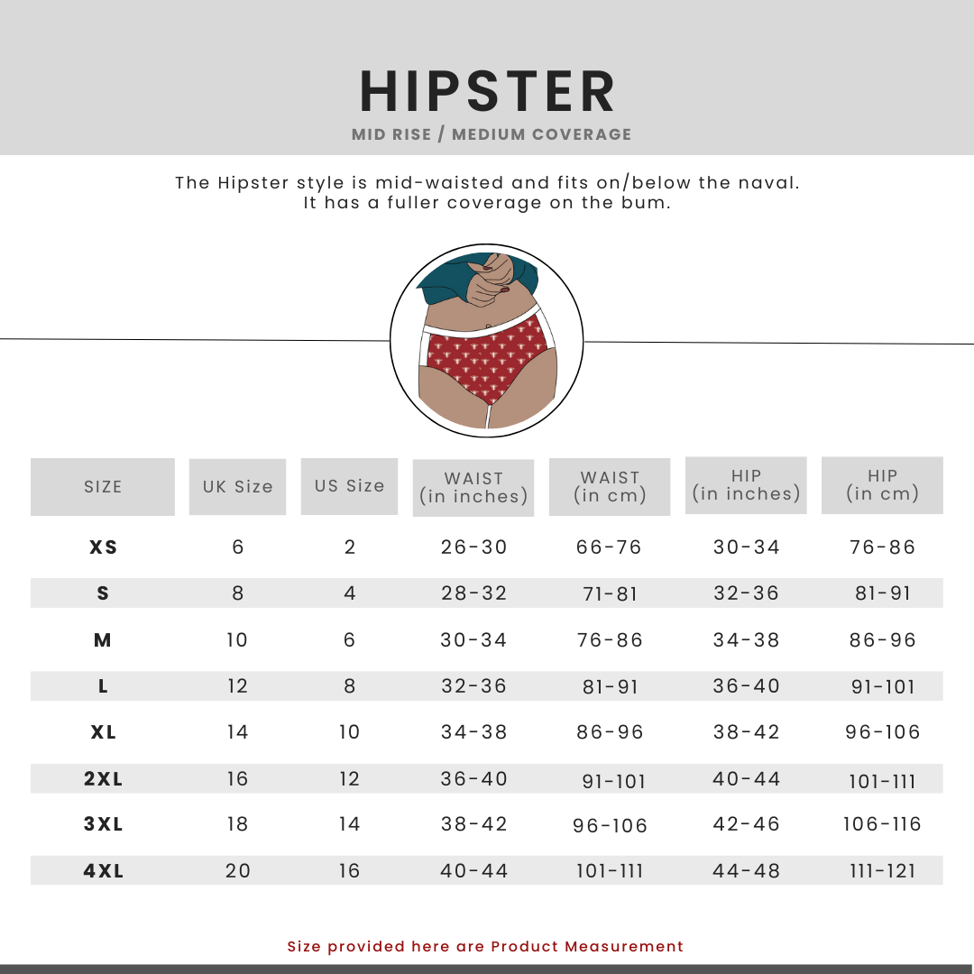 Oregano & Pesto Cotton Hipsters – Pack of 2 – Womens Underwear on Brown Living™. SKU: 003BAAqua-NavyXS. Img 6.