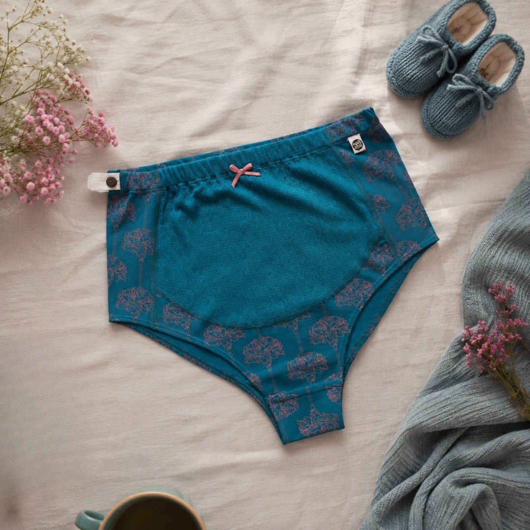 Organic Cotton Maternity Brief | Women’s Comfortable Innerwear – Womens Maternity Wear on Brown Living™. SKU: 005BATEALAOP-S. Img 9.