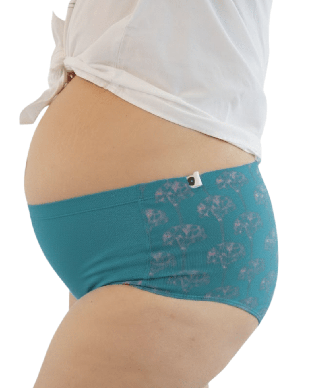 Organic Cotton Maternity Brief | Women’s Comfortable Innerwear – Womens Maternity Wear on Brown Living™. SKU: 005BATEALAOP-S. Img 2.