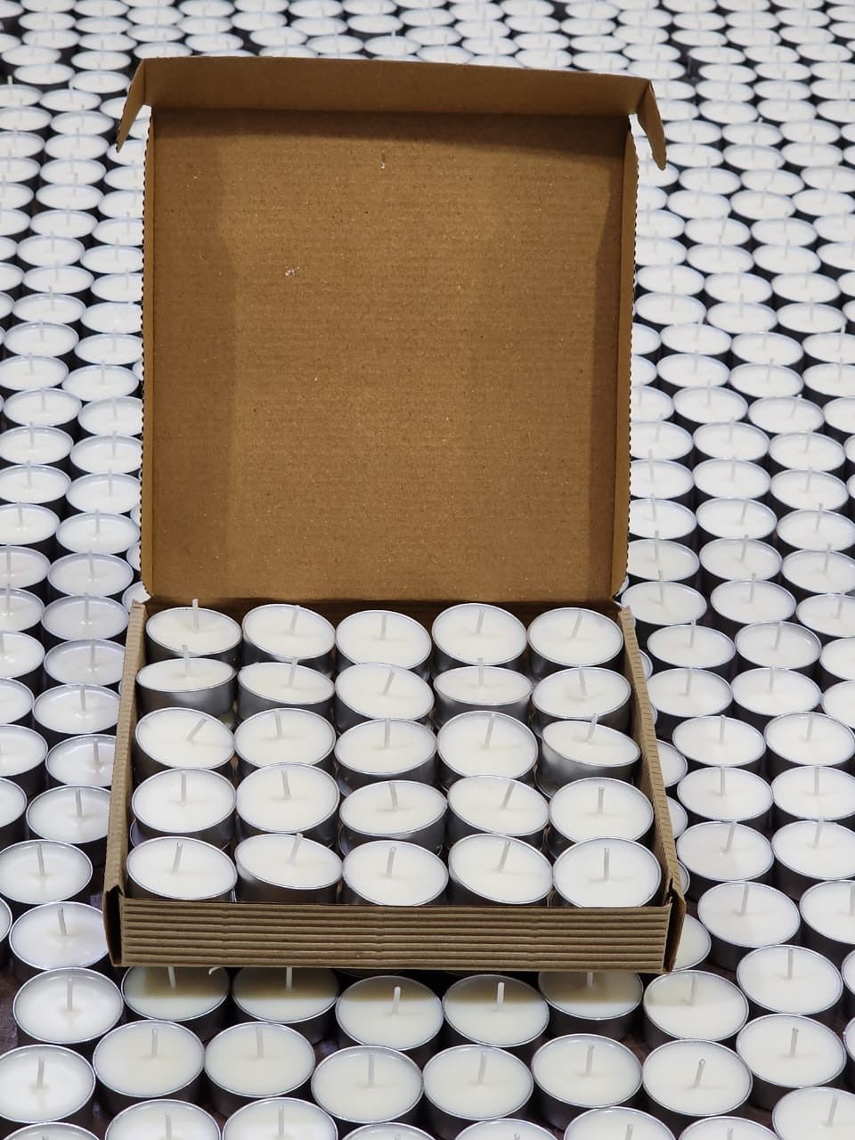 Organic Soy Wax T Lites - Set of 50 | Verified Sustainable by Brown Living™