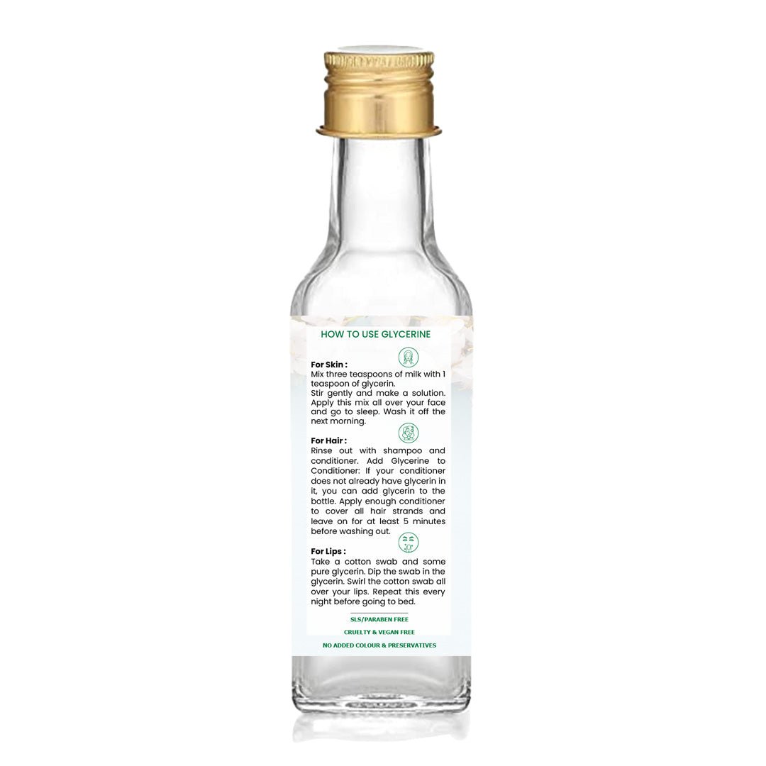 Organic Vegetable Glycerin for Skin & Hair | Pure & Natural – Skin Care on Brown Living™. SKU: glycerine1. Img 2.