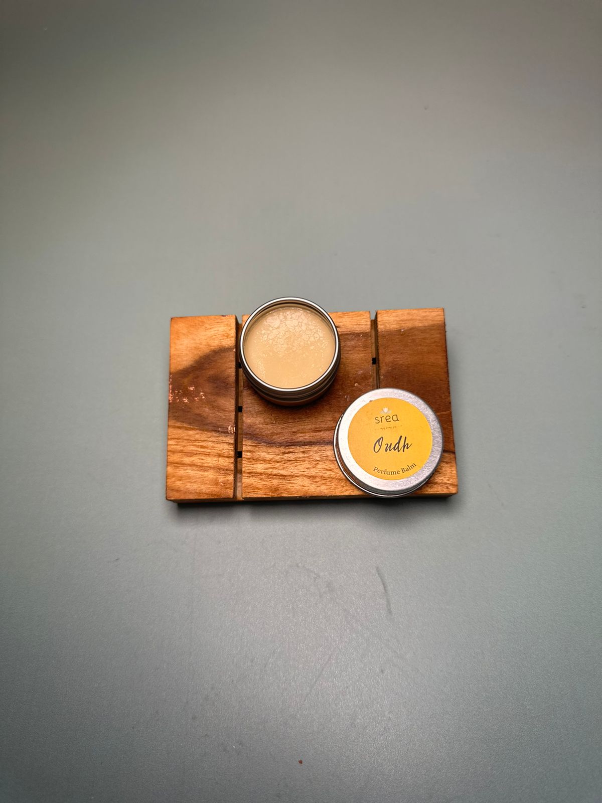 Oudh Perfume Balm | Long - Lasting Solid Fragrance – Perfume on Brown Living™. SKU: SN-PB-OD-10. Img 2.