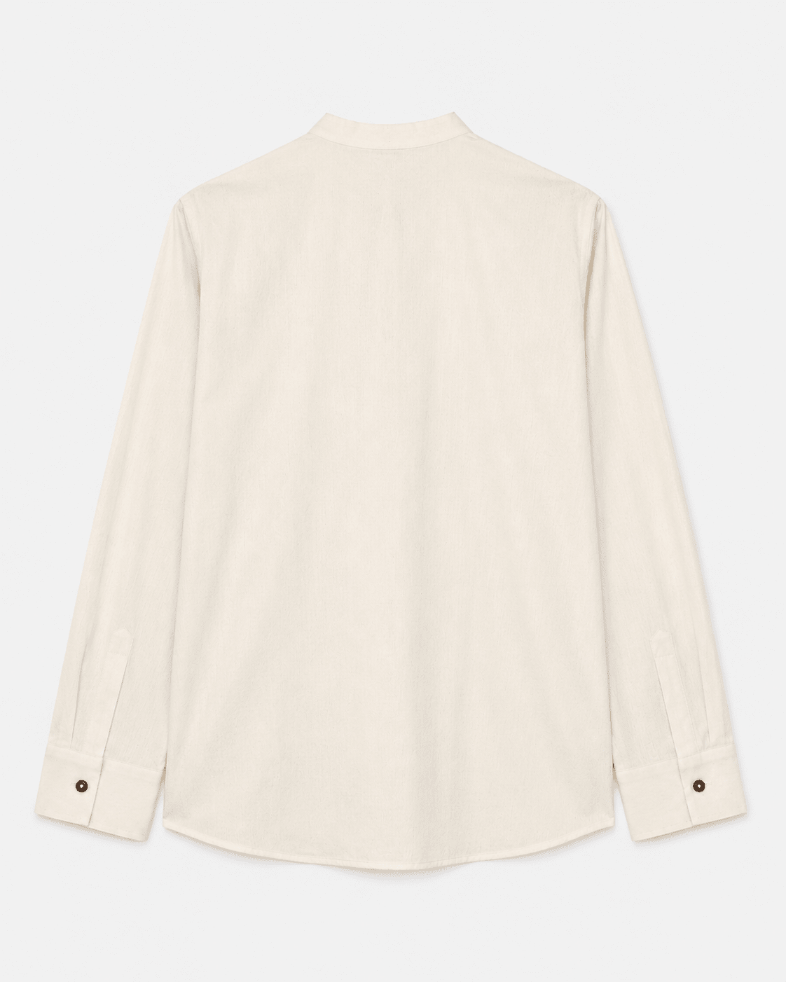 Overlap Cotton Shirt – Modern Draped Cotton Shirt for Everyday Style – Womens Shirt on Brown Living™. SKU: ACB2026005. Img 2.