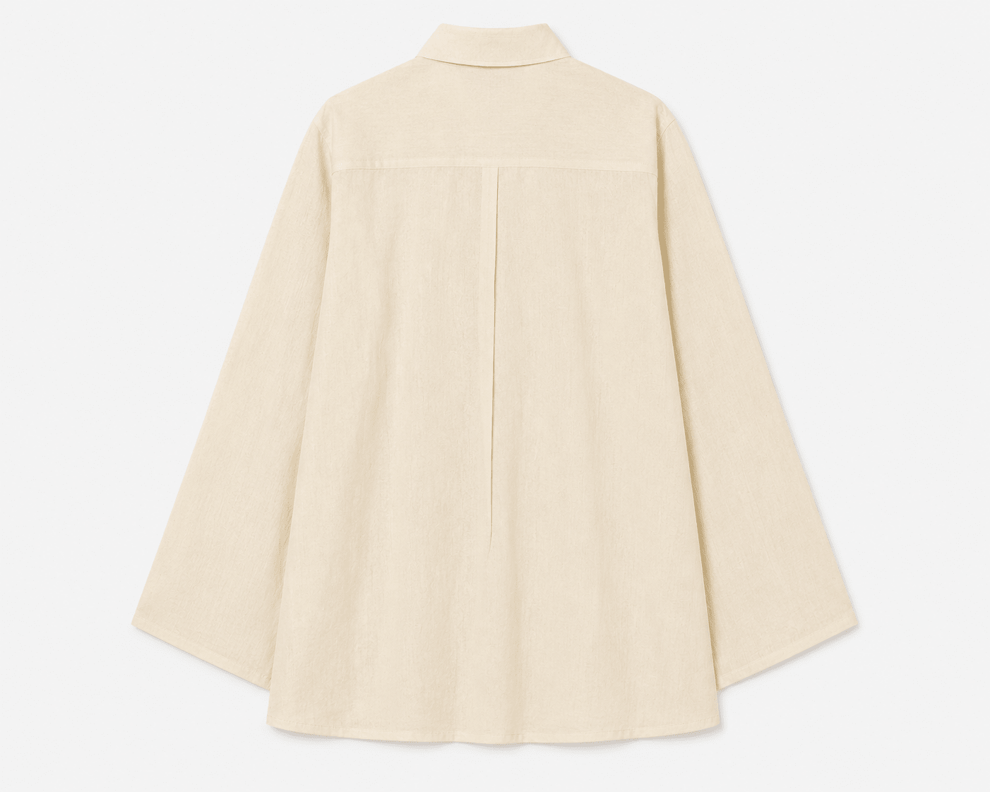 Oversized Pintucked Tunic – Relaxed Fit Elegant Tunic for Modern Wear – Womens Shirt on Brown Living™. SKU: ACR2026005. Img 2.