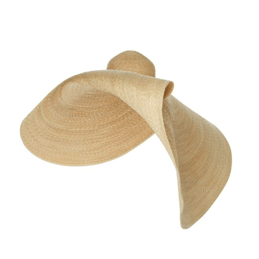 Oversized Straw Hat | Handwoven Natural Sun Hat for Beach & Travel – Womens Hat on Brown Living™. SKU: MBNL007004. Img 4.