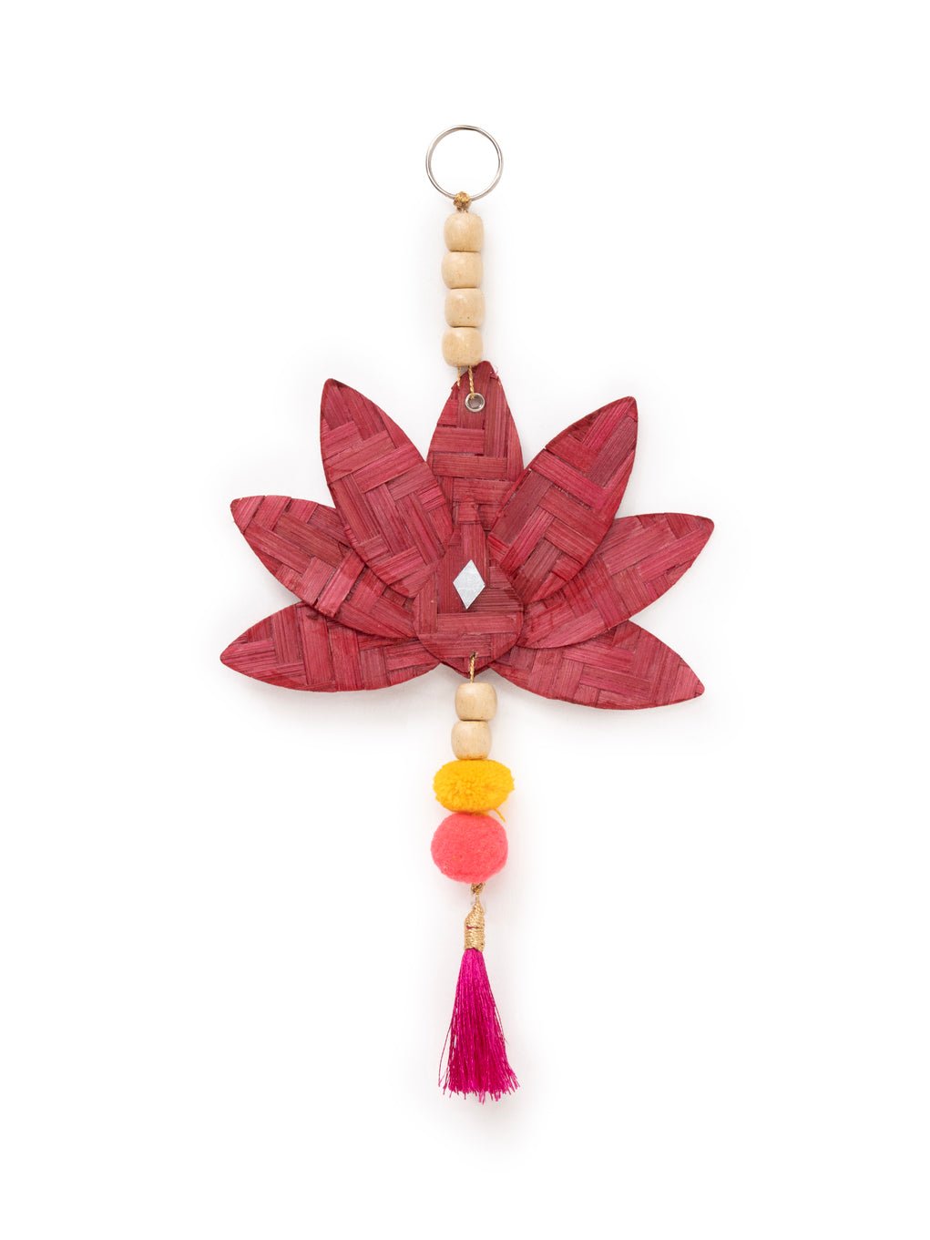 Padma Handcrafted Bamboo Hanging - Set of 2 – Home Decor on Brown Living™. SKU: HG-2385. Img 2.