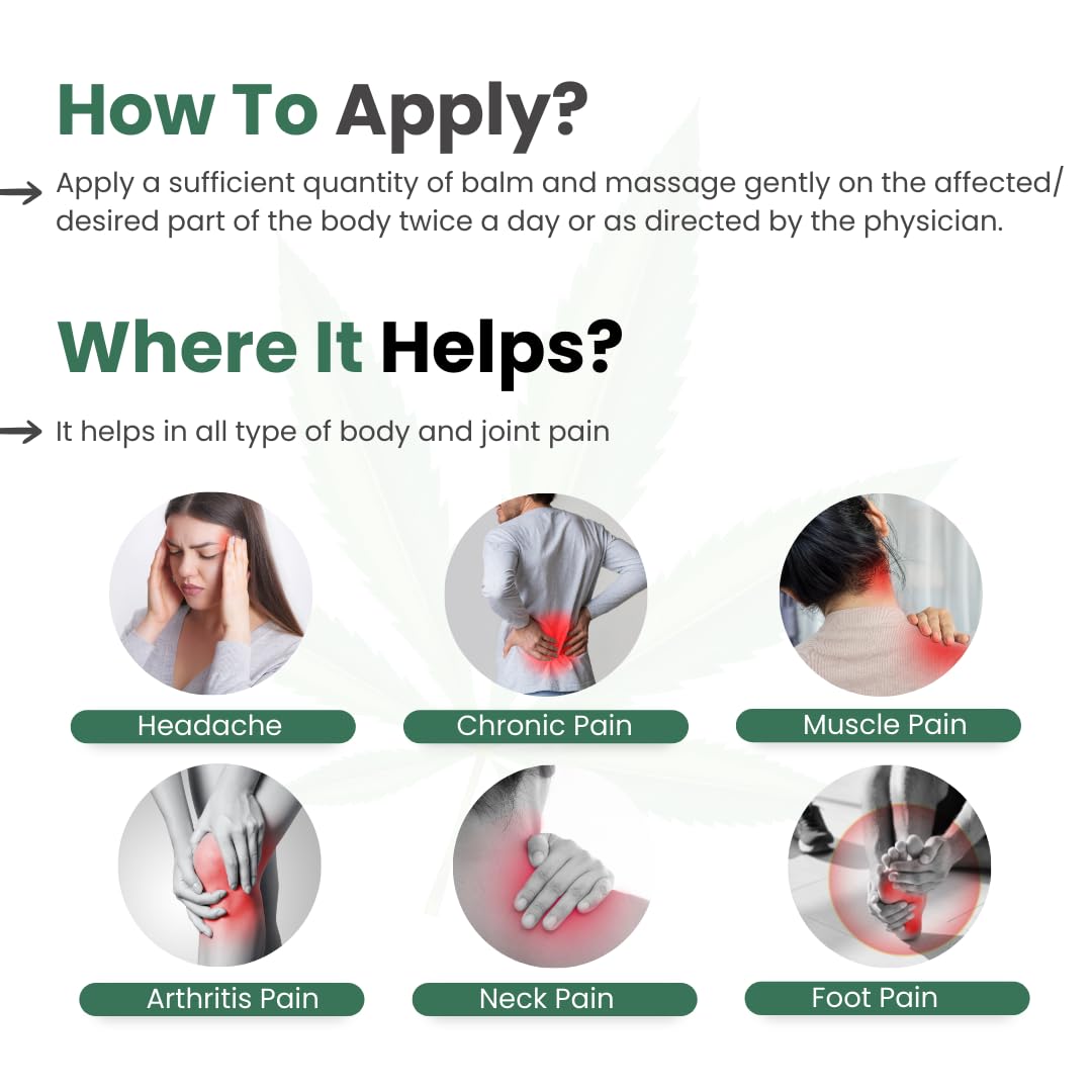 Pain Relief Balm 15gm | Natural Body Pain & Muscle Relief Ointment – Medical Care on Brown Living™. SKU: PRB-20GO_MFN. Img 3.