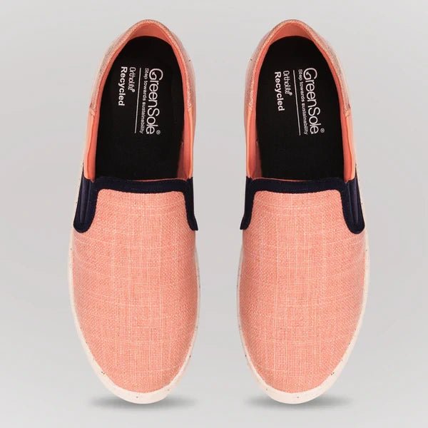Peach Blossom Women's Slip - On Shoes – Womens Casual Shoes on Brown Living™. SKU: GSFL00000498. Img 1.