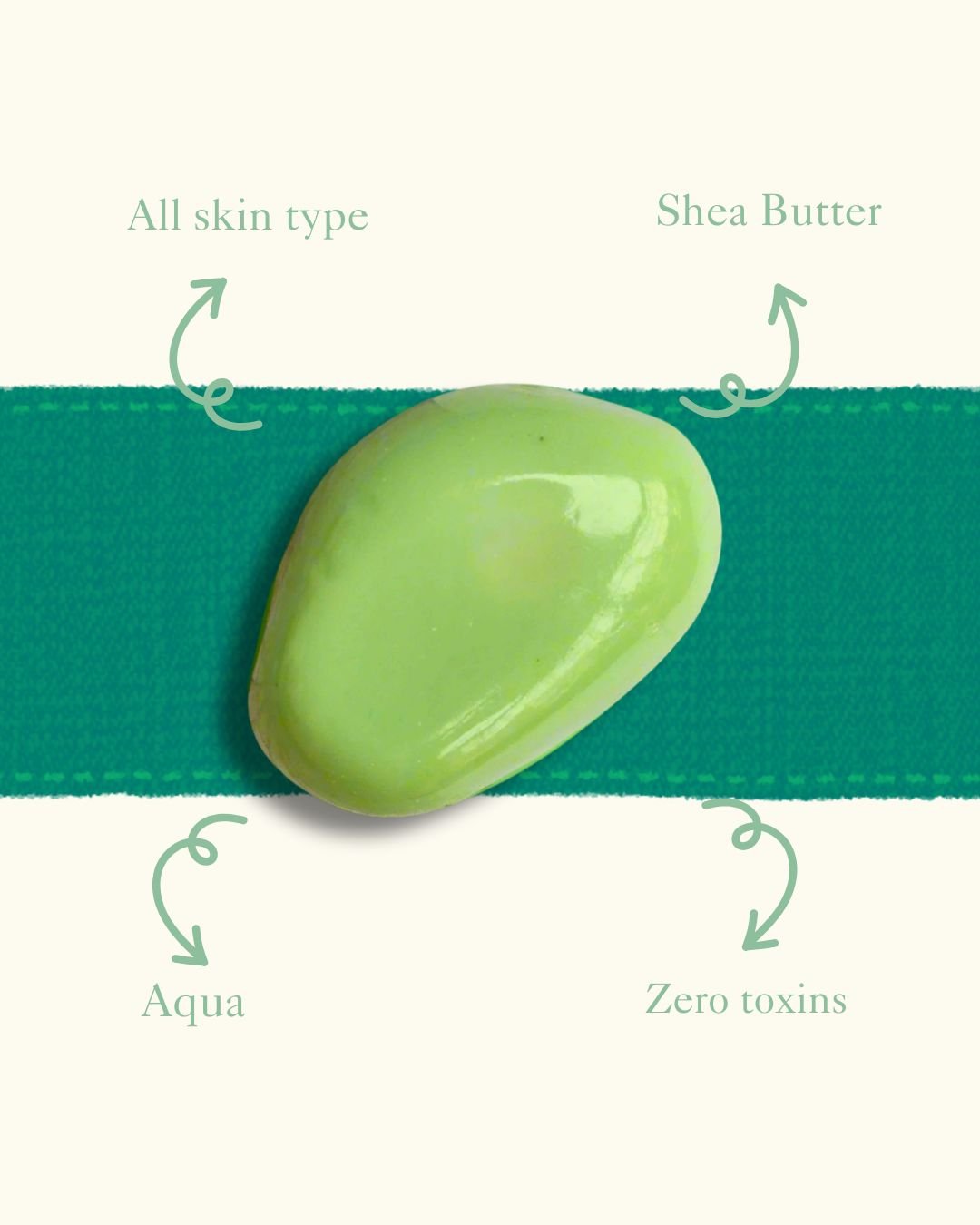 Pebble Shaped Goat Milk and Shea Butter Soap Bar – Body Soap on Brown Living™. SKU: SOB - SOAP - 18 - 1. Img 8.