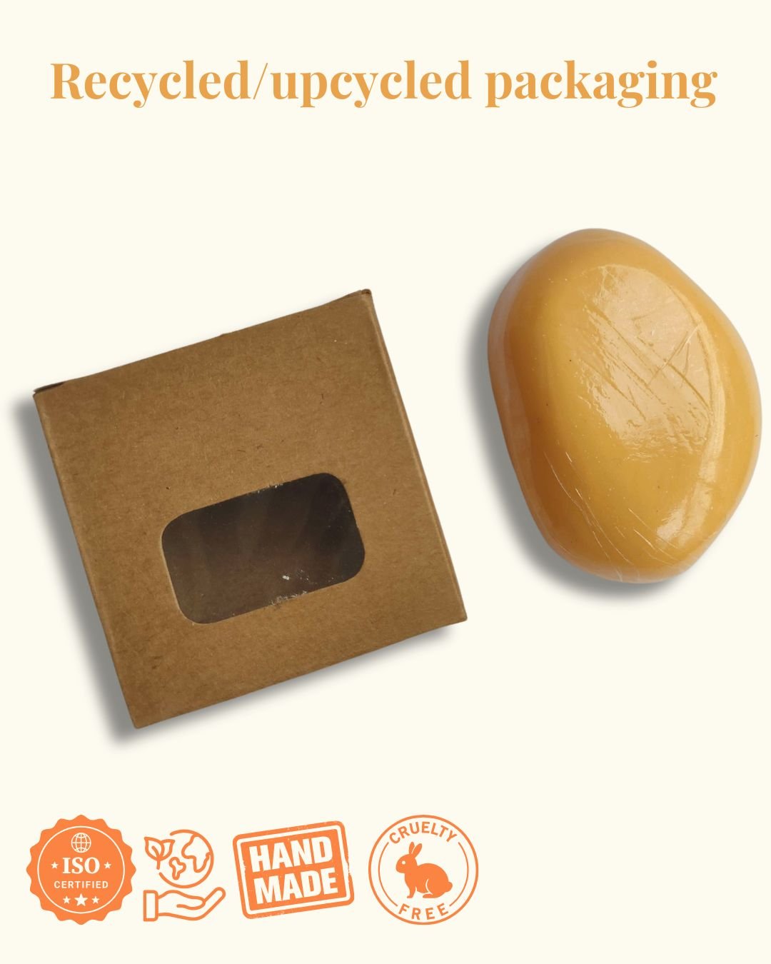 Pebble Shaped Goat Milk and Shea Butter Soap Bar – Body Soap on Brown Living™. SKU: SOB - SOAP - 18 - 1. Img 11.