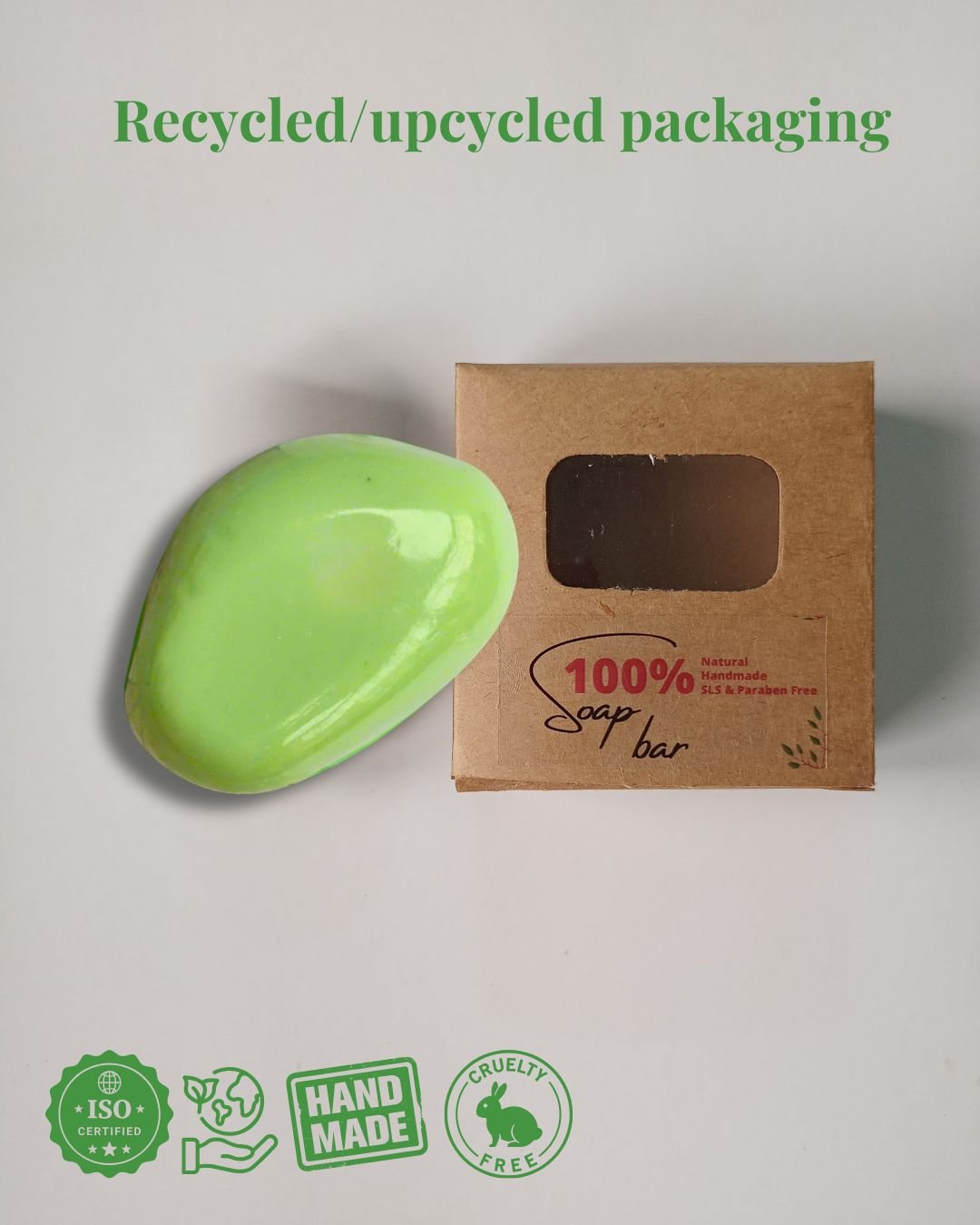 Pebble Shaped Goat Milk and Shea Butter Soap Bar – Body Soap on Brown Living™. SKU: SOB - SOAP - 18 - 1. Img 9.