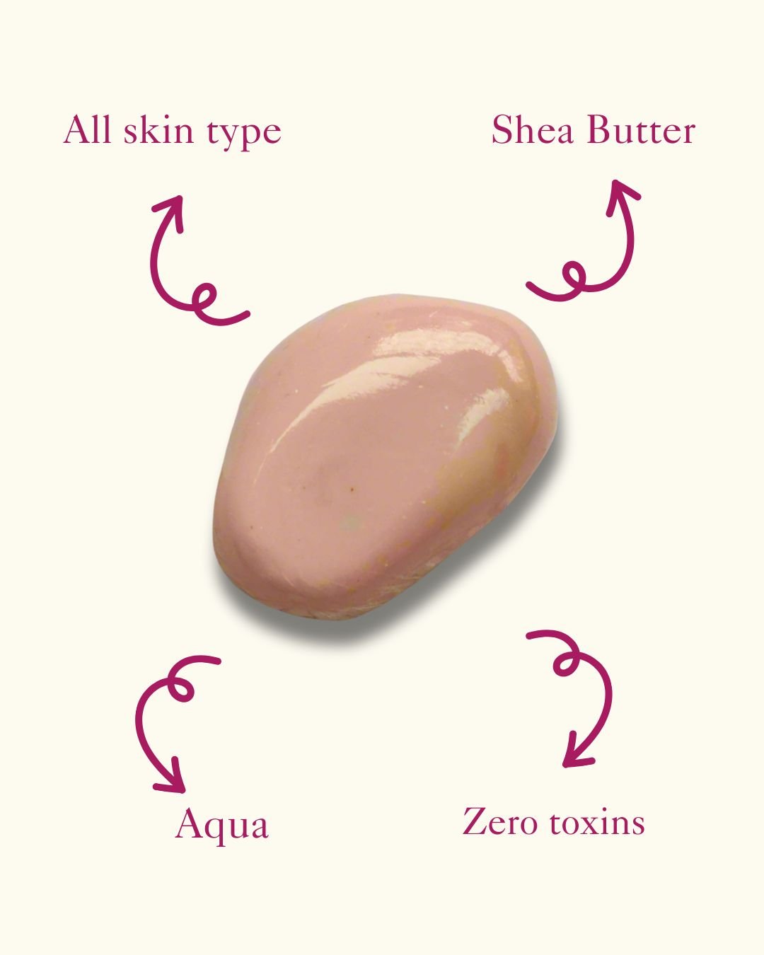 Pebble Shaped Goat Milk and Shea Butter Soap Bar – Body Soap on Brown Living™. SKU: SOB - SOAP - 17 - 1. Img 5.
