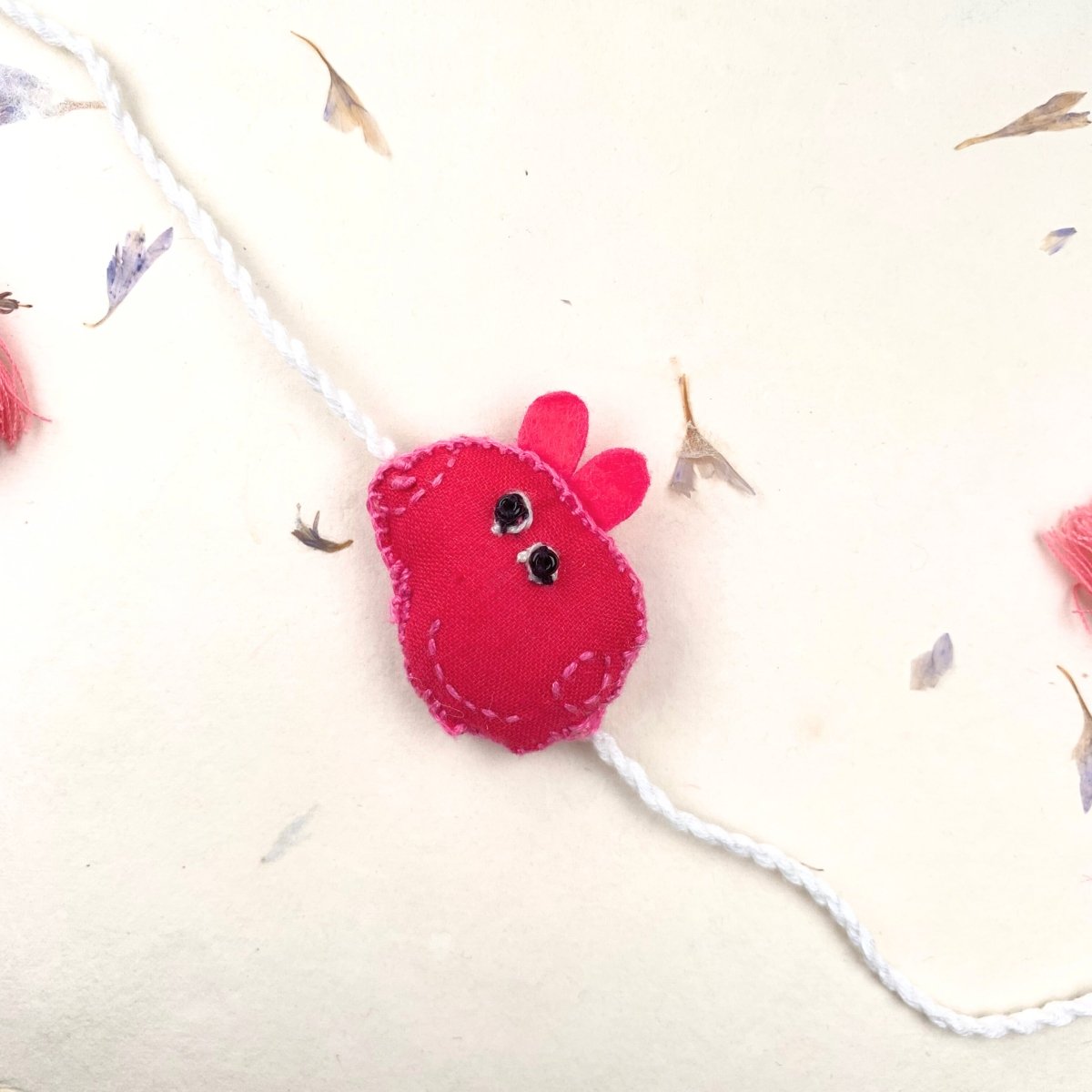 Peppa Pig - Reusable Eco - friendly Kids Rakhi with Keychain String | Verified Sustainable by Brown Living™
