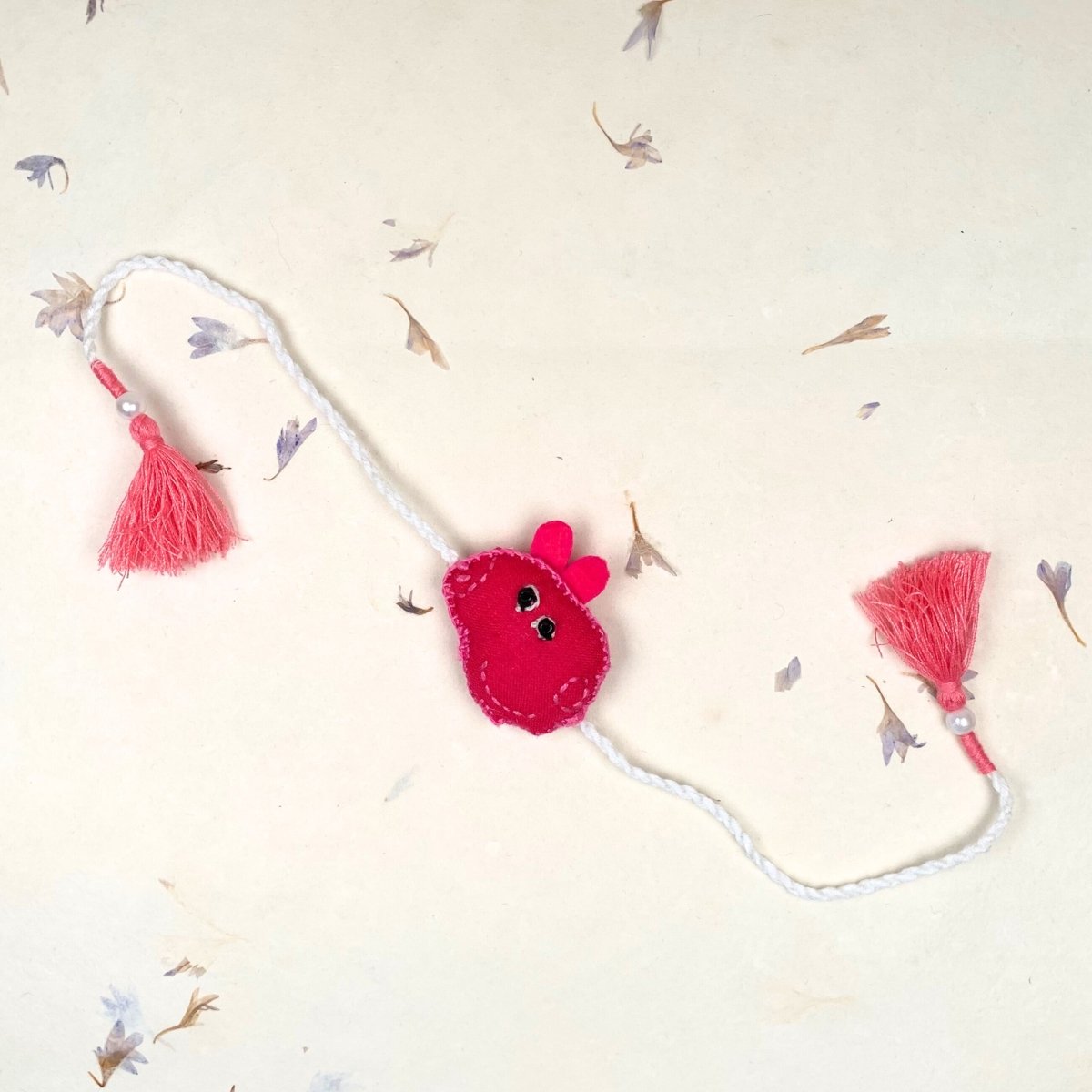 Peppa Pig - Reusable Eco - friendly Kids Rakhi with Keychain String | Verified Sustainable by Brown Living™