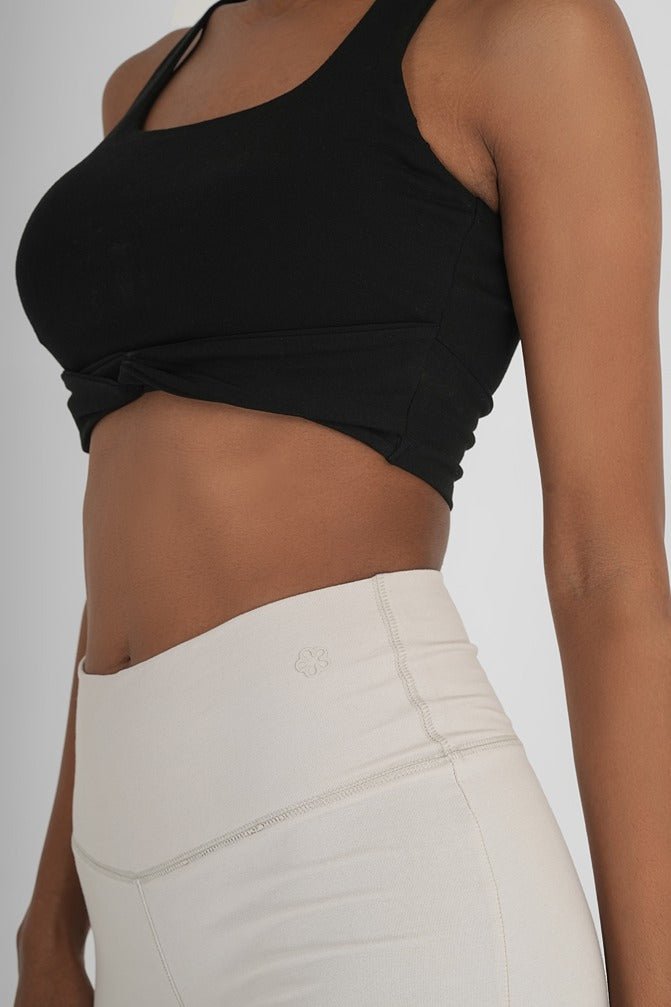 Perfect Fit Natural Fabric Gym Shorts | Breathable & Stretchable Wear – Womens Shorts on Brown Living™. SKU: ELSCWHTXS. Img 5.