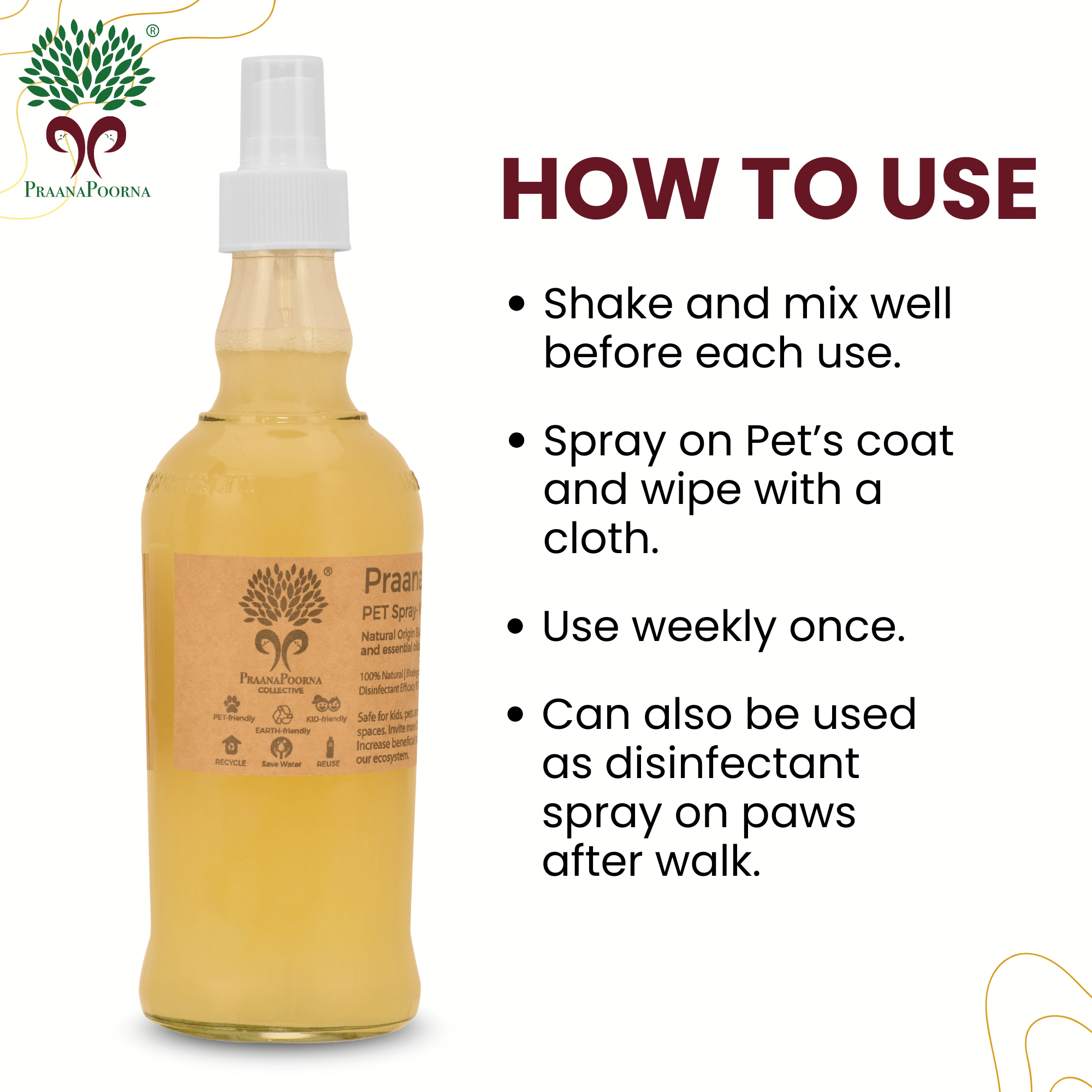 Pet care hamper| Chemical Free Essentials – Pet Grooming Supplies on Brown Living™. SKU: SKU_K01. Img 6.