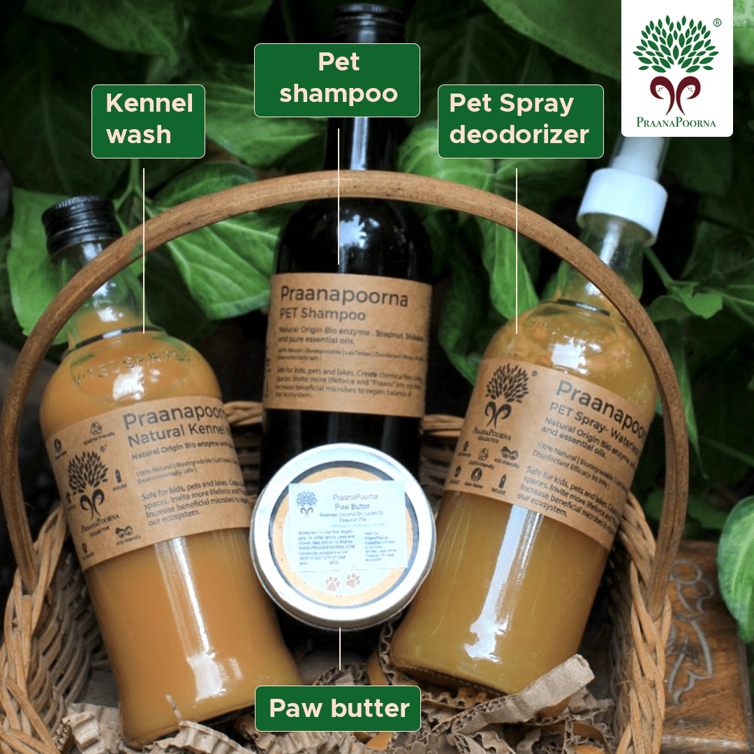 Pet care hamper| Chemical Free Essentials – Pet Grooming Supplies on Brown Living™. SKU: SKU_K01. Img 5.