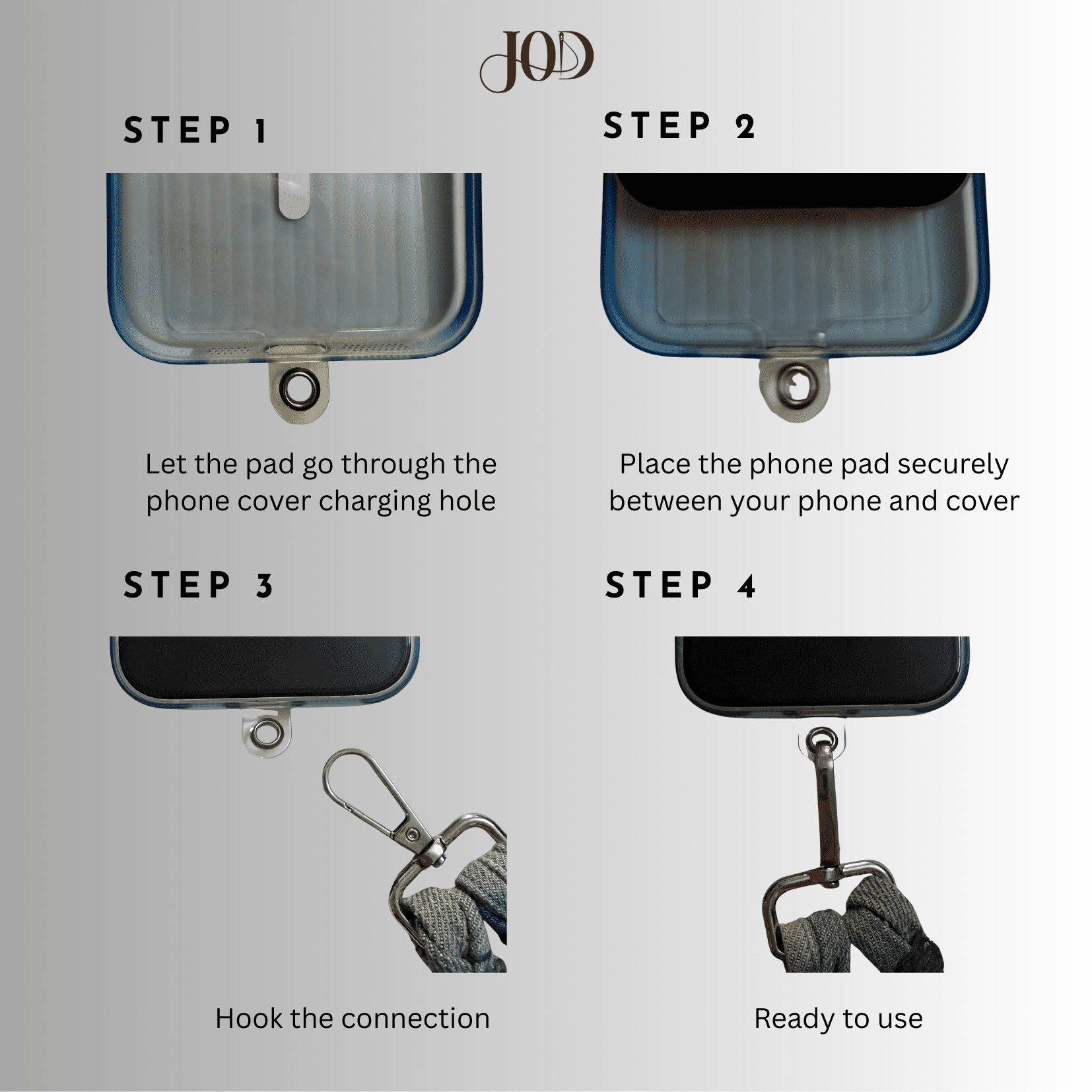 Phone Slings & Crossbody Phone Straps – Womens Accessories on Brown Living™. SKU: PS03. Img 4.