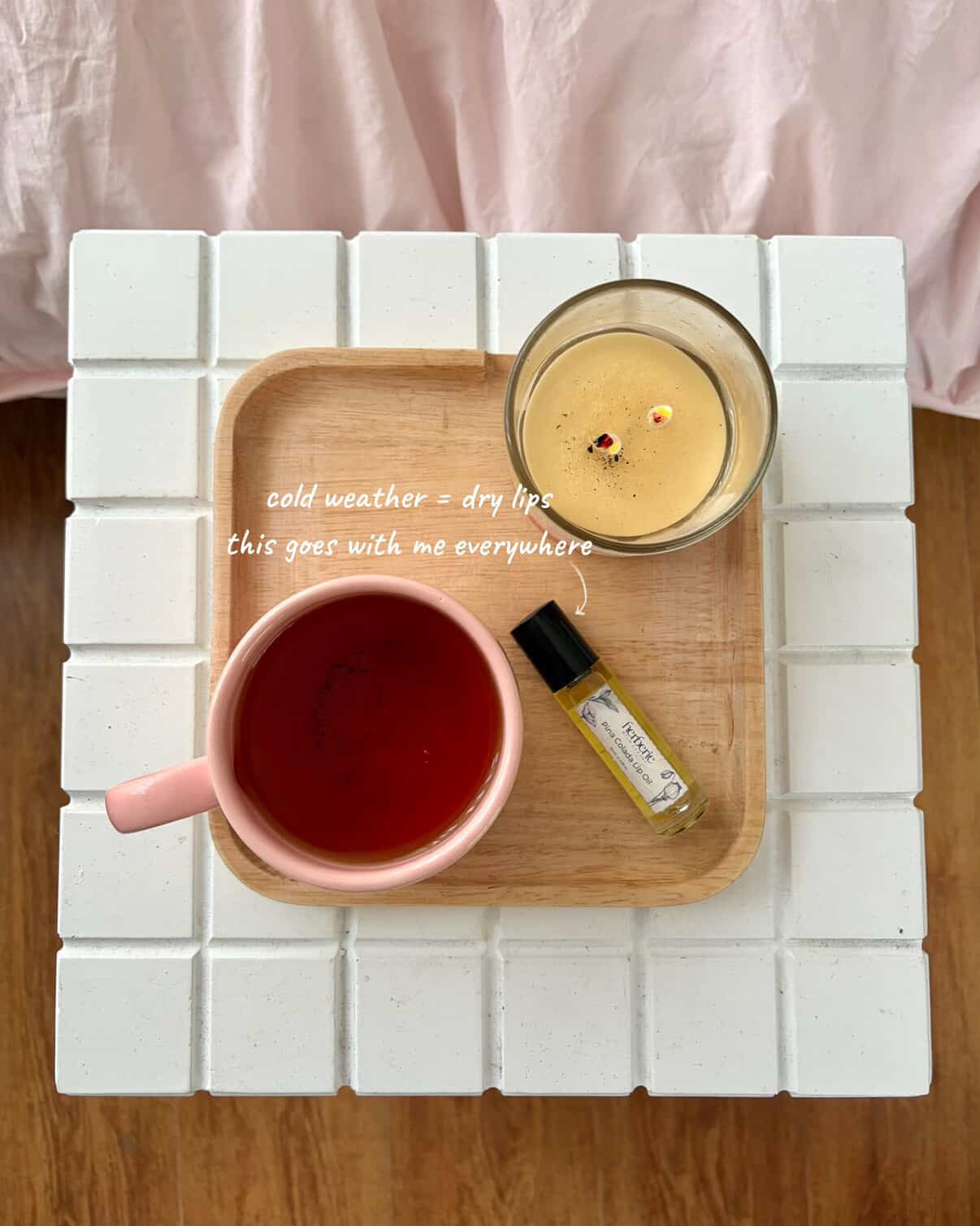 Pina Colada Organic Lip Oil | Hydrating Lip Care | 11ml – Lip Balms on Brown Living™. SKU: PCLO-11. Img 6.