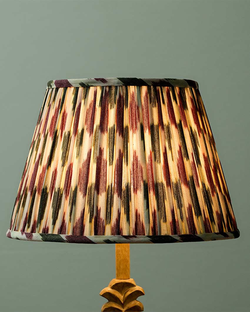 Pink Ikat Empire Lampshade – Lamps & Lighting on Brown Living™. SKU: IHLS0024-L. Img 1.