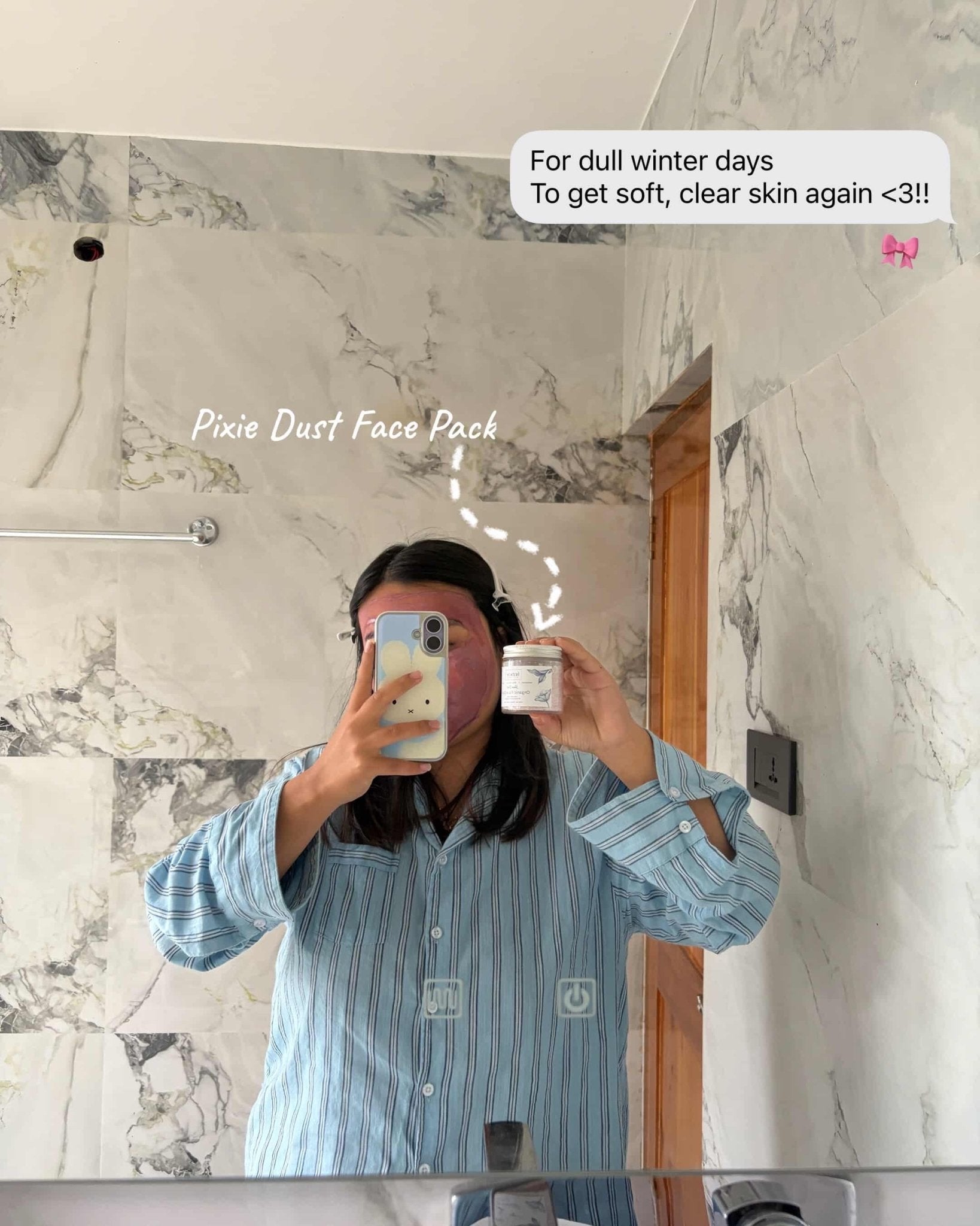 Pixie Dust Organic Face Pack | Natural Skin Care Mask – Face Pack on Brown Living™. SKU: PDFP-125. Img 2.