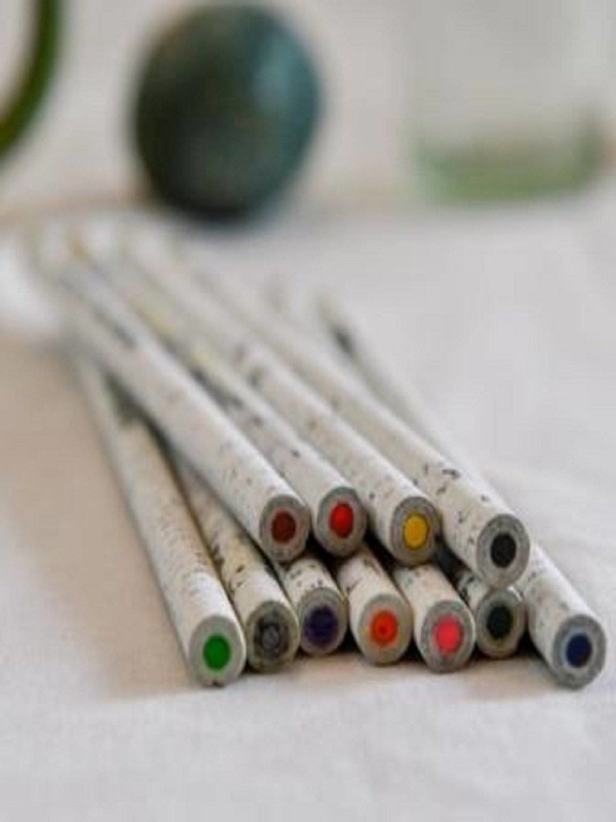 Plantable Seed Stationery - Pack of 10 – Pencils on Brown Living™. SKU: OEP239. Img 1.