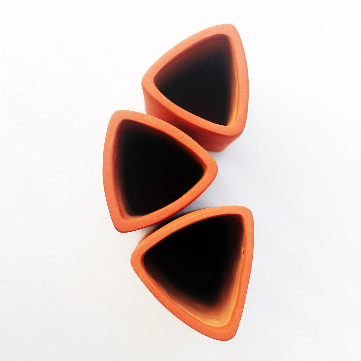 Trigo Terracotta Planters Set of 3 (Large,Medium,Small) – Pots & Planters on Brown Living™. SKU: PLT - TRG. Img 6.