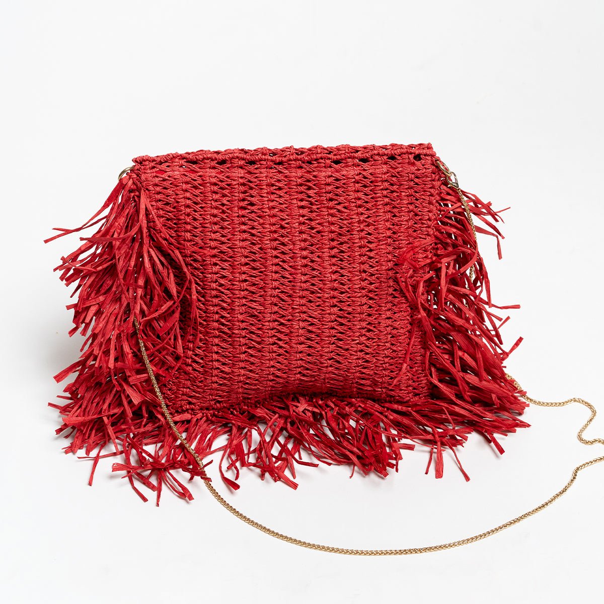 Poppy Raffia Bag | Handwoven Natural Raffia Everyday Bag – Handbags on Brown Living™. SKU: S24POPPYRA200-CR. Img 5.