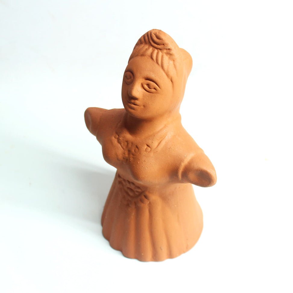 Porus Terracotta Rani Putul Air Aroma Diffuser for Indoor Table Top | Set of 1 Doll + 6 Perfumes 10 ml Each – Fragrance Diffusers on Brown Living™. SKU: ADF - RPL1/F6/10. Img 6.